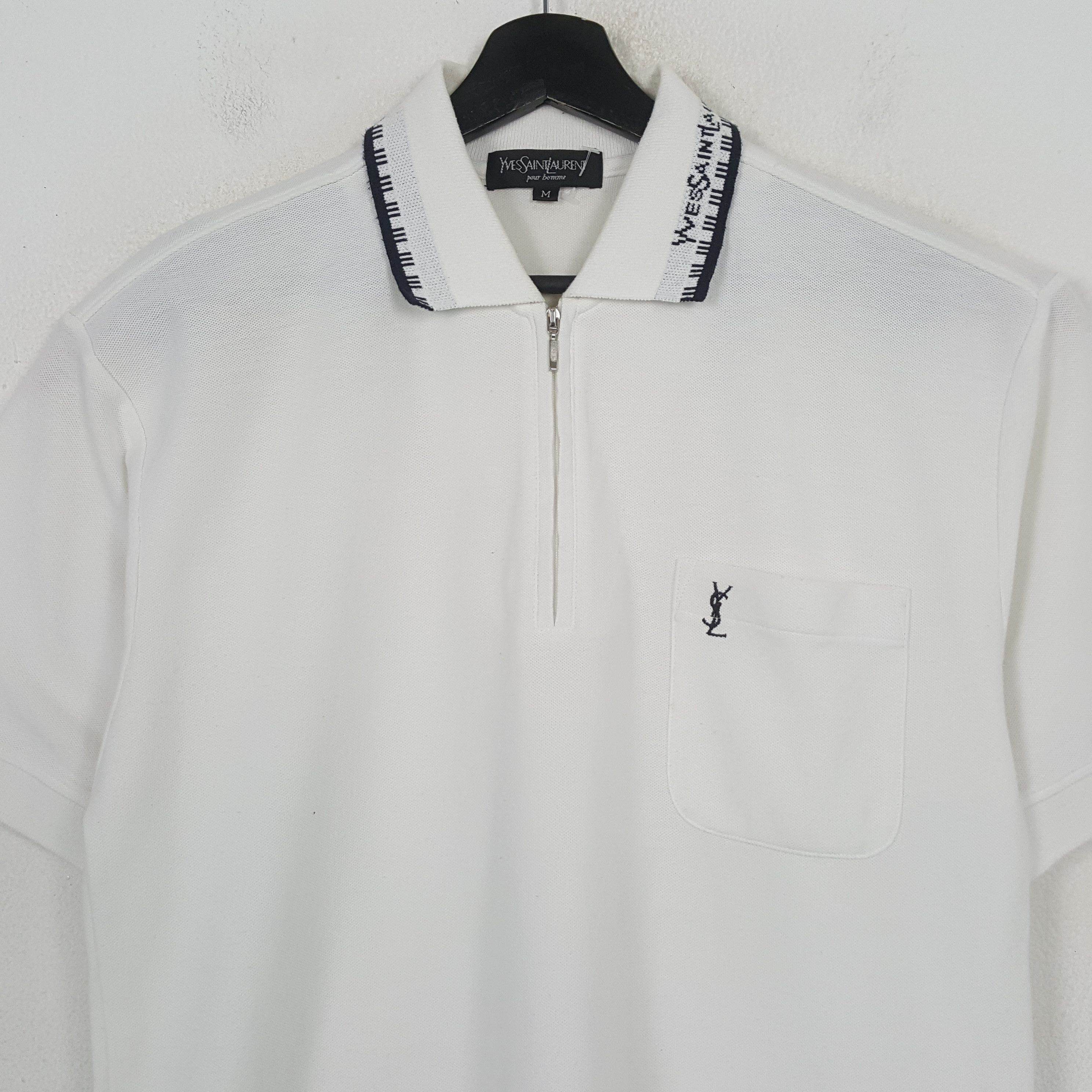 Yves Saint Laurent Yves Saint Laurent YSL Fashion Brand Polos C301N35 Size US L / EU 52-54 / 3 - 2 Thumbnail