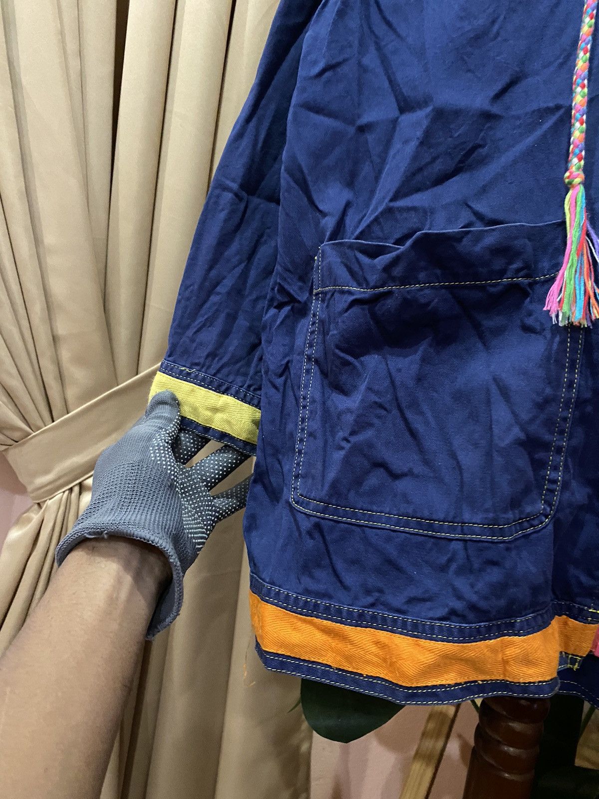Vintage VINTAGE MODIGLIANI BLUE INDIGO JACKET Size US S / EU 44-46 / 1 - 8 Thumbnail