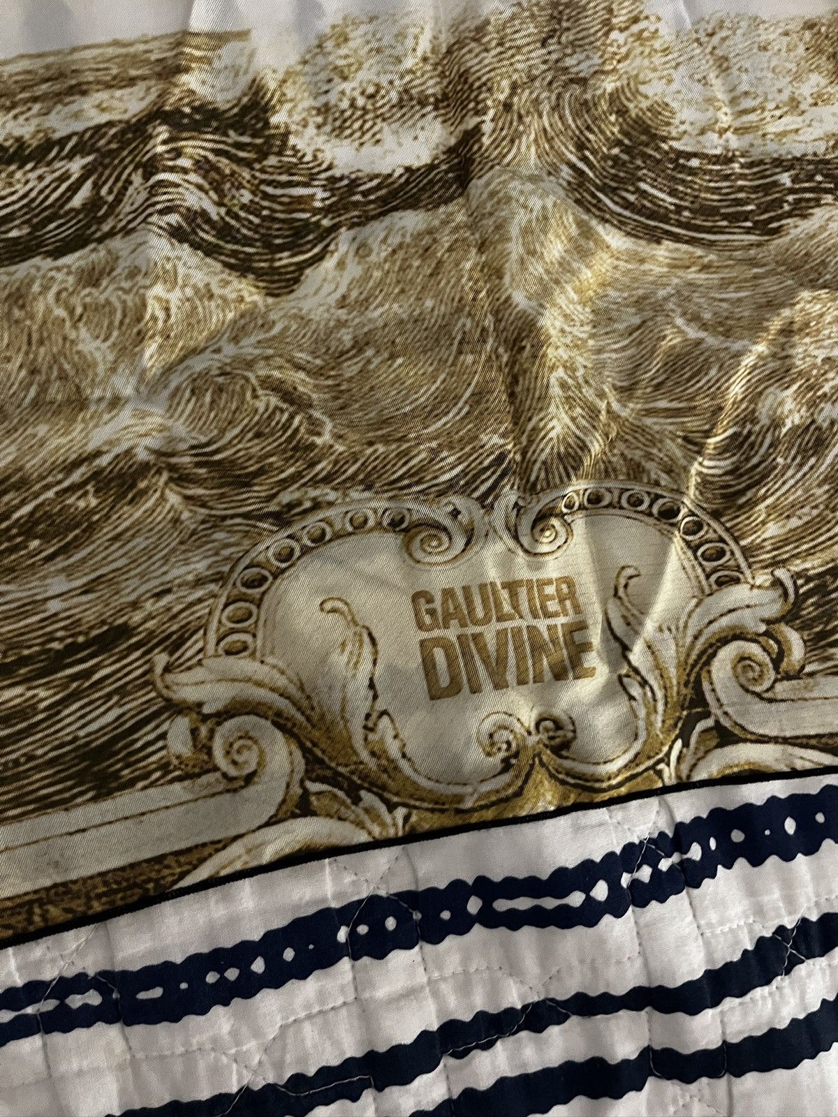 Jean Paul Gaultier × Vintage Jean Paul Gaultier Divine Silk Scarf Size ONE SIZE - 3 Thumbnail