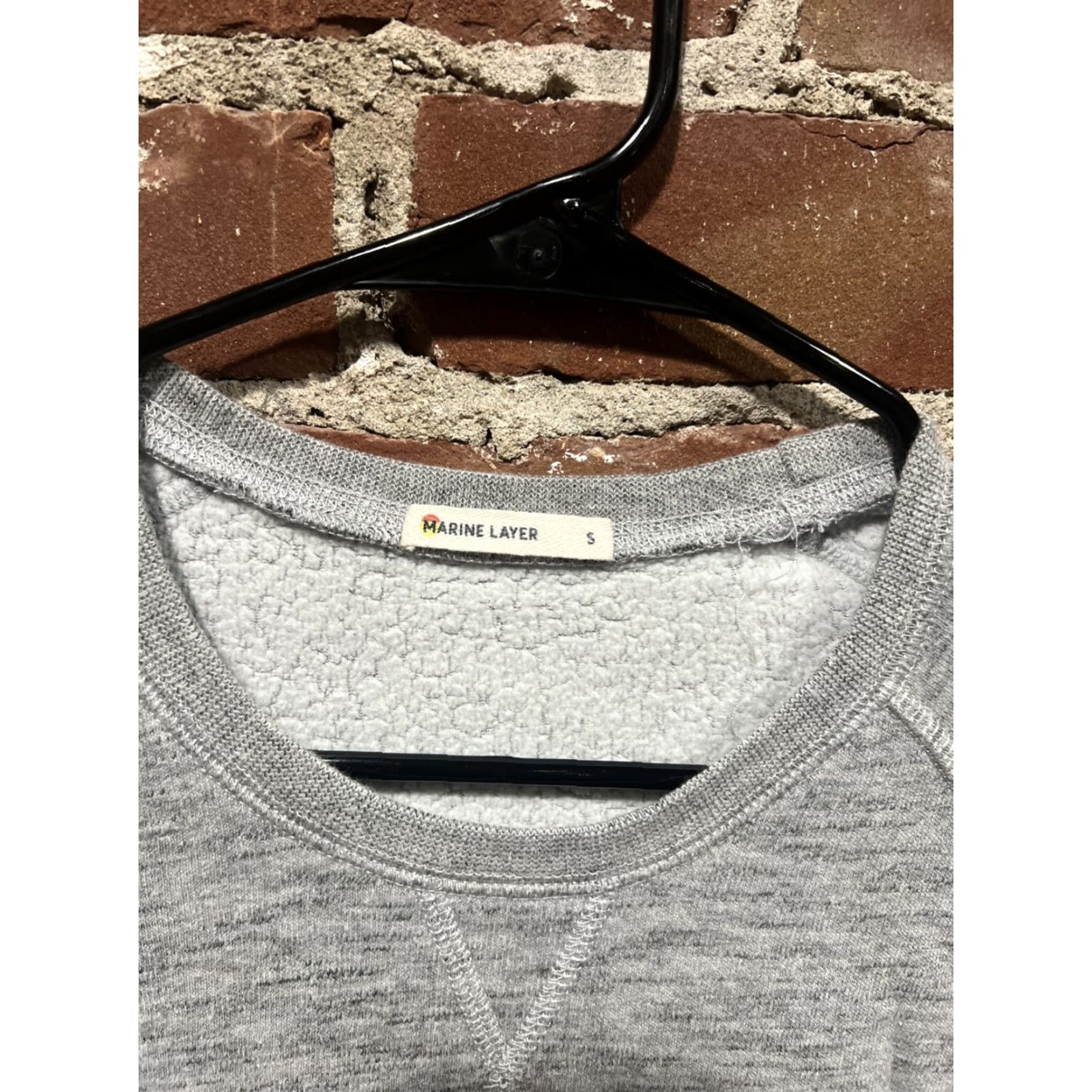 Marine Layer Marine Layer Womens Small Grey Pullover Sweater Crew Neck Classic Casual Lightweight USA Shirt? Size S / US 4 / IT 40 - 2 Thumbnail