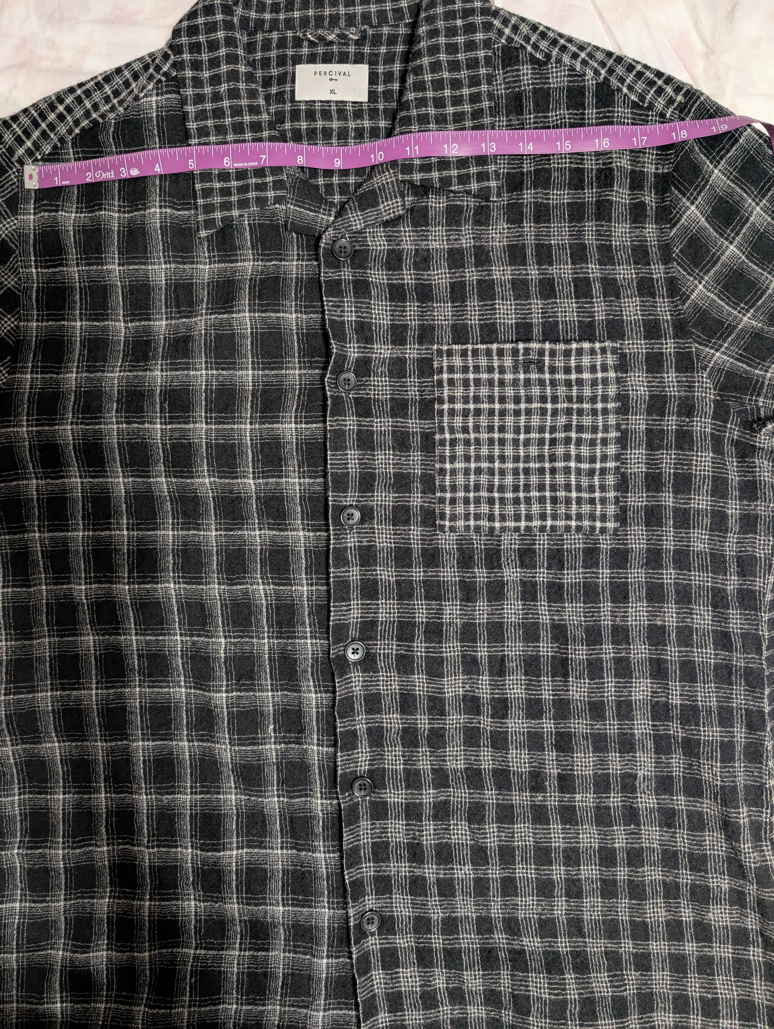 Percival Ashdown Patchwork Overshirt | Multi XL Size US XL / EU 56 / 4 - 7 Thumbnail