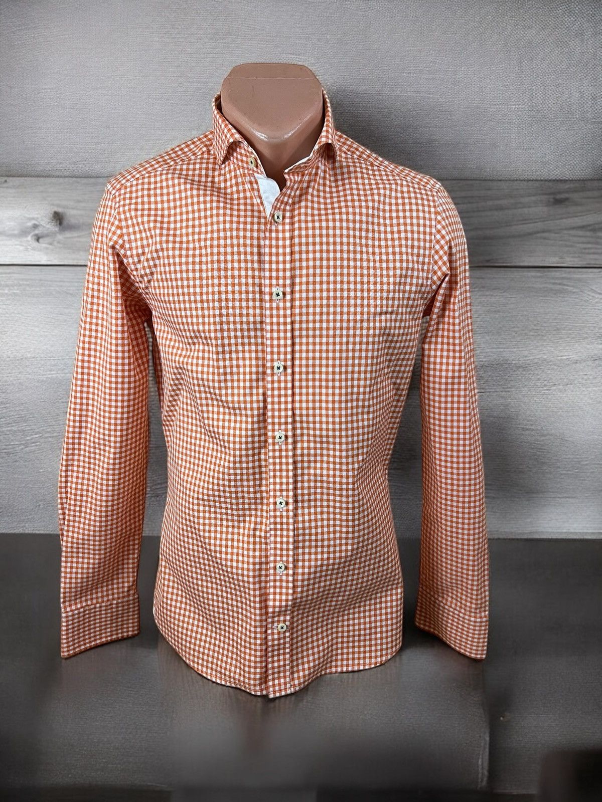Strenstroms Stenstroms Twofold Super Cotton checked shirt size S Size US S / EU 44-46 / 1 - 1 Thumbnail