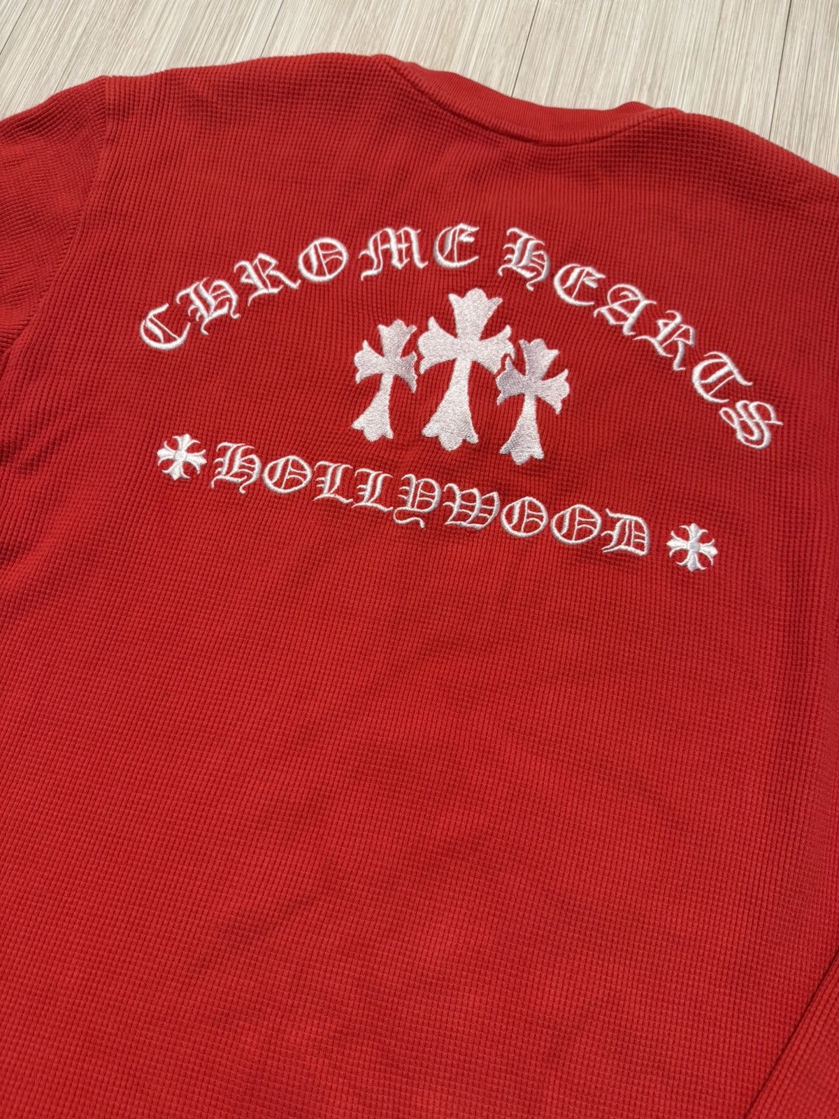 Chrome Hearts Chrome Hearts Triple Cross Thermal Henely Size US M / EU 48-50 / 2 - 2 Thumbnail