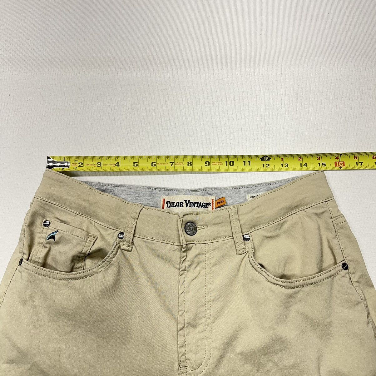 Designer Tailor Vintage Pants Khaki Canaan Slim Fit Performance Size US 32 / EU 48 - 17 Thumbnail