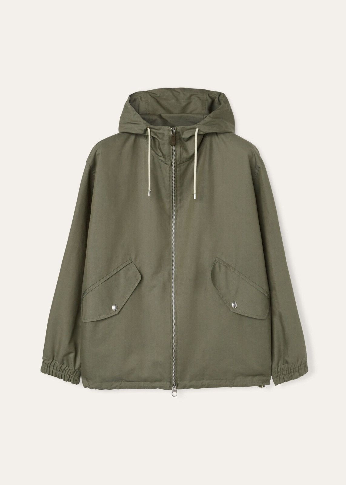 Loro Piana o1srvl11e0225 FAN6911 Ako Cotton Bomber Jacket Size US M / EU 48-50 / 2 - 1 Thumbnail