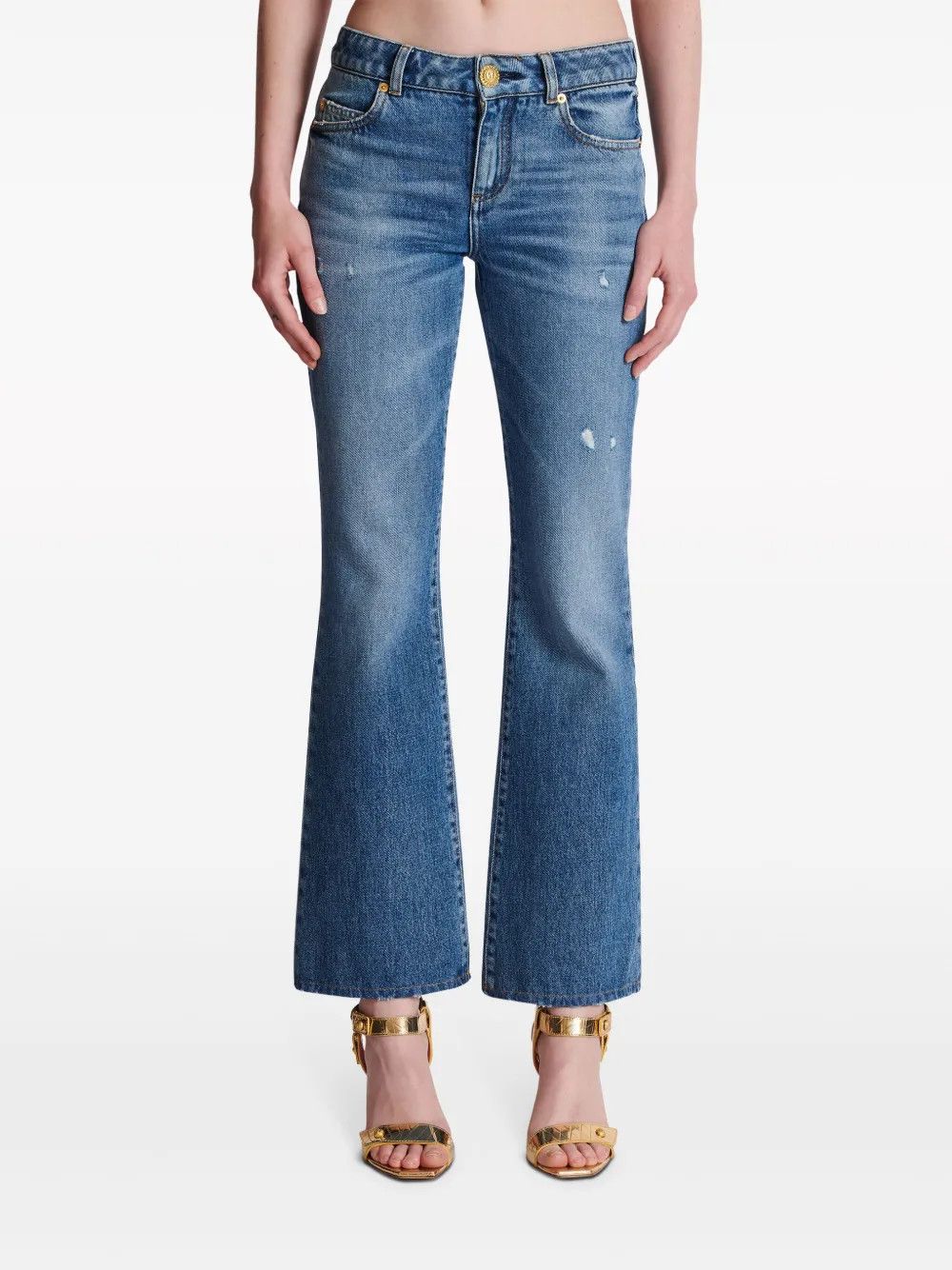Balmain o1y0625 Denim Pant in Blue Size 30" / US 8 / IT 44 - 3 Thumbnail