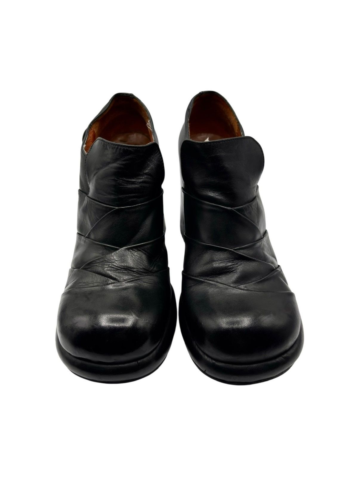 Cowboy Equipment Vintage El Dantes block platform leather heels Size 41 Size US 11 / IT 41 - 2 Thumbnail