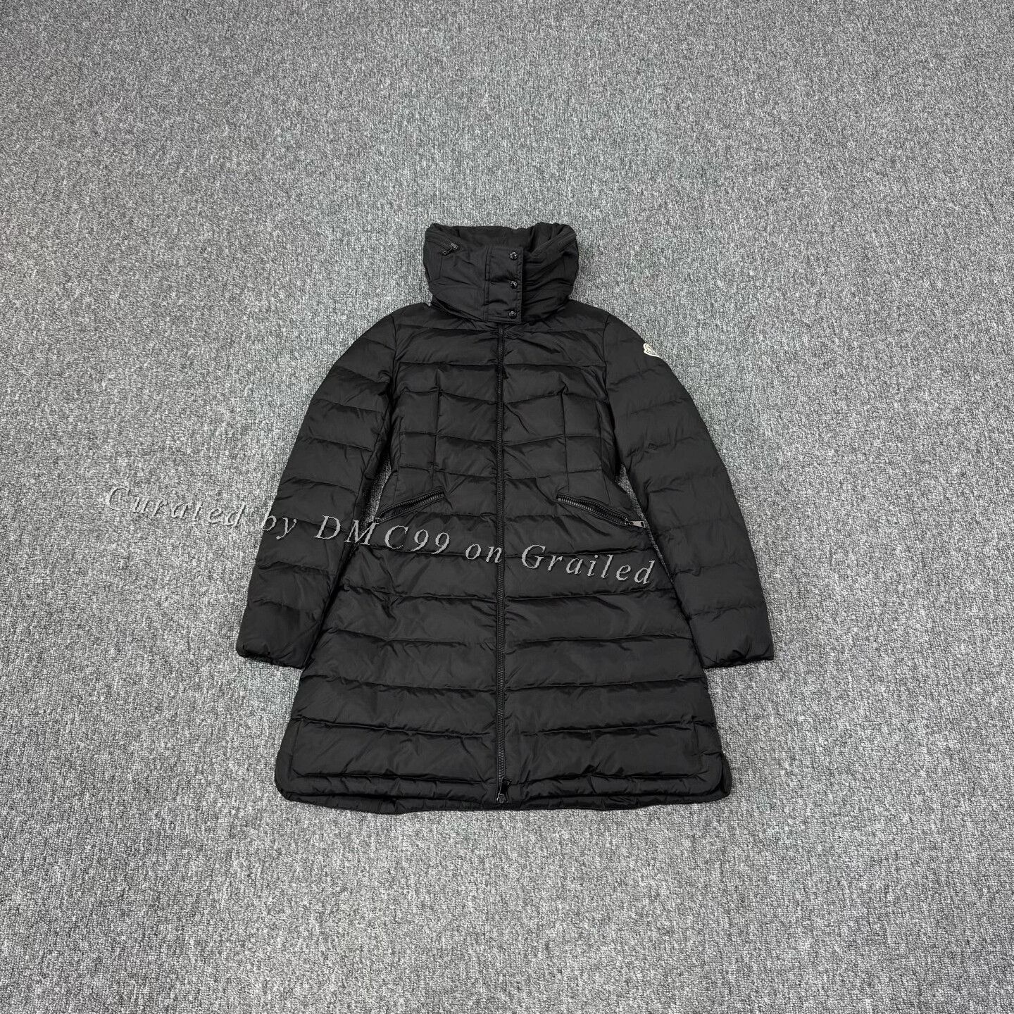 Moncler Moncler Flammette Logo Long Down Jacket Size XS / US 0-2 / IT 36-38 - 1 Thumbnail