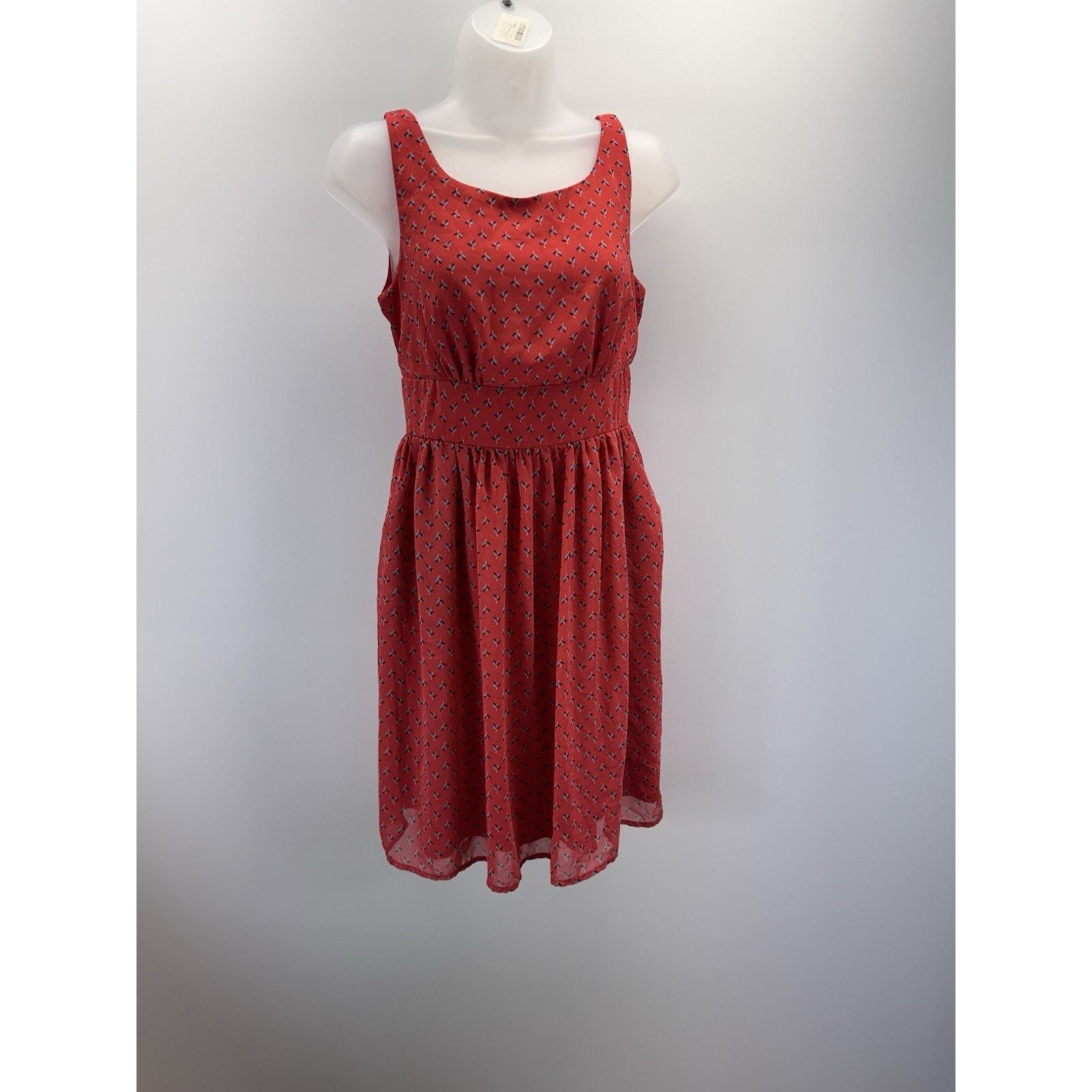 Other Maurices Coral Sleeveless Dress Juniors Size 5/6 Pockets Size M / US 6-8 / IT 42-44 - 1 Thumbnail