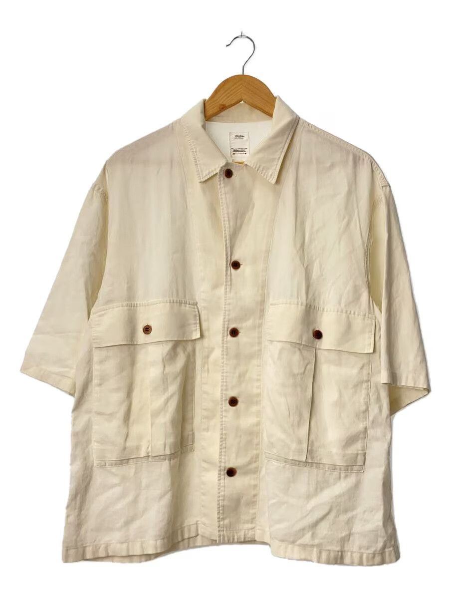 Visvim Visvim Cotton Short Sleeve Shirt White Size US XL / EU 56 / 4 - 1 Thumbnail
