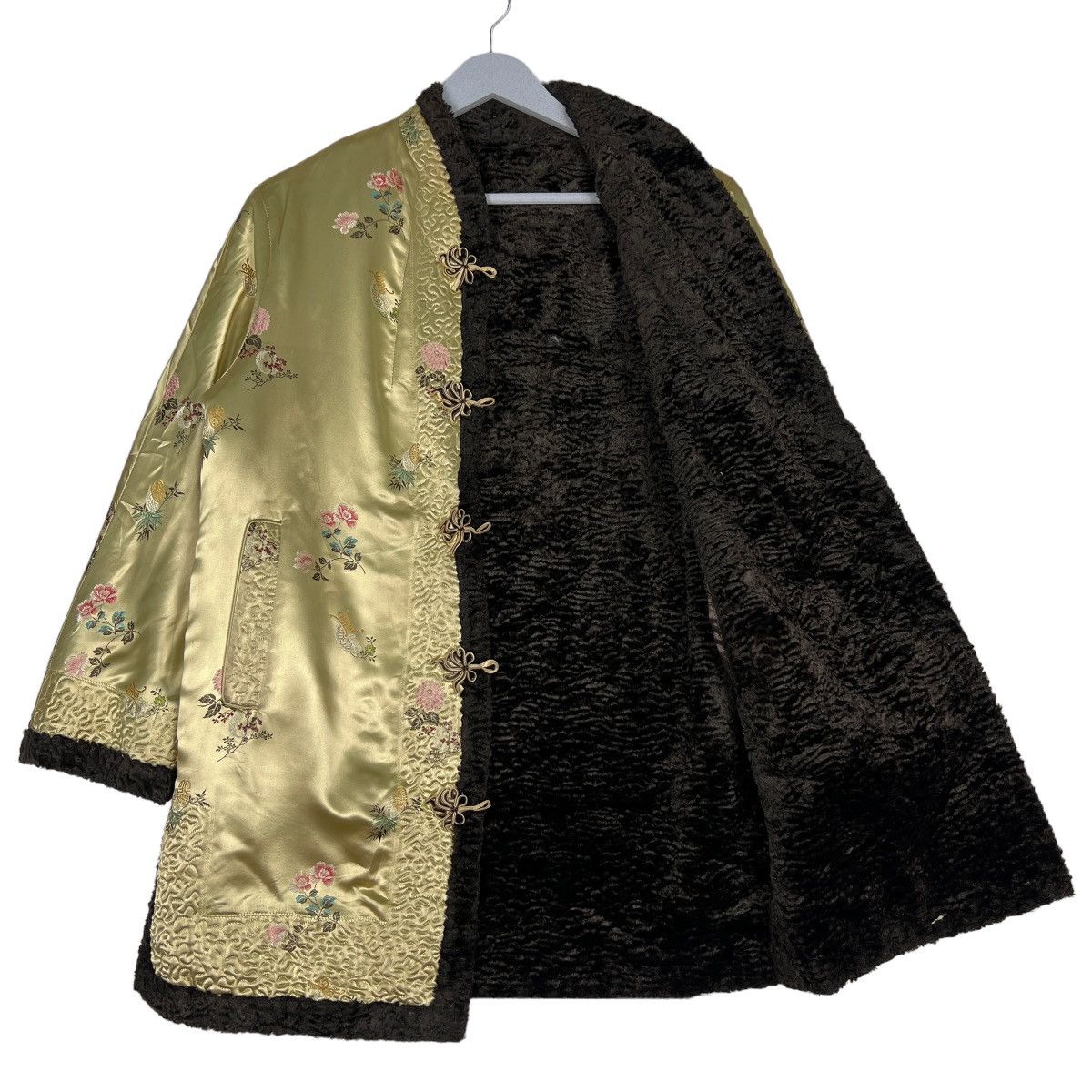 Japanese Brand 🔥 RARE VINTAGE 60s RAYON MANDARIN REVERSIBLE JACKET Size US M / EU 48-50 / 2 - 9 Thumbnail