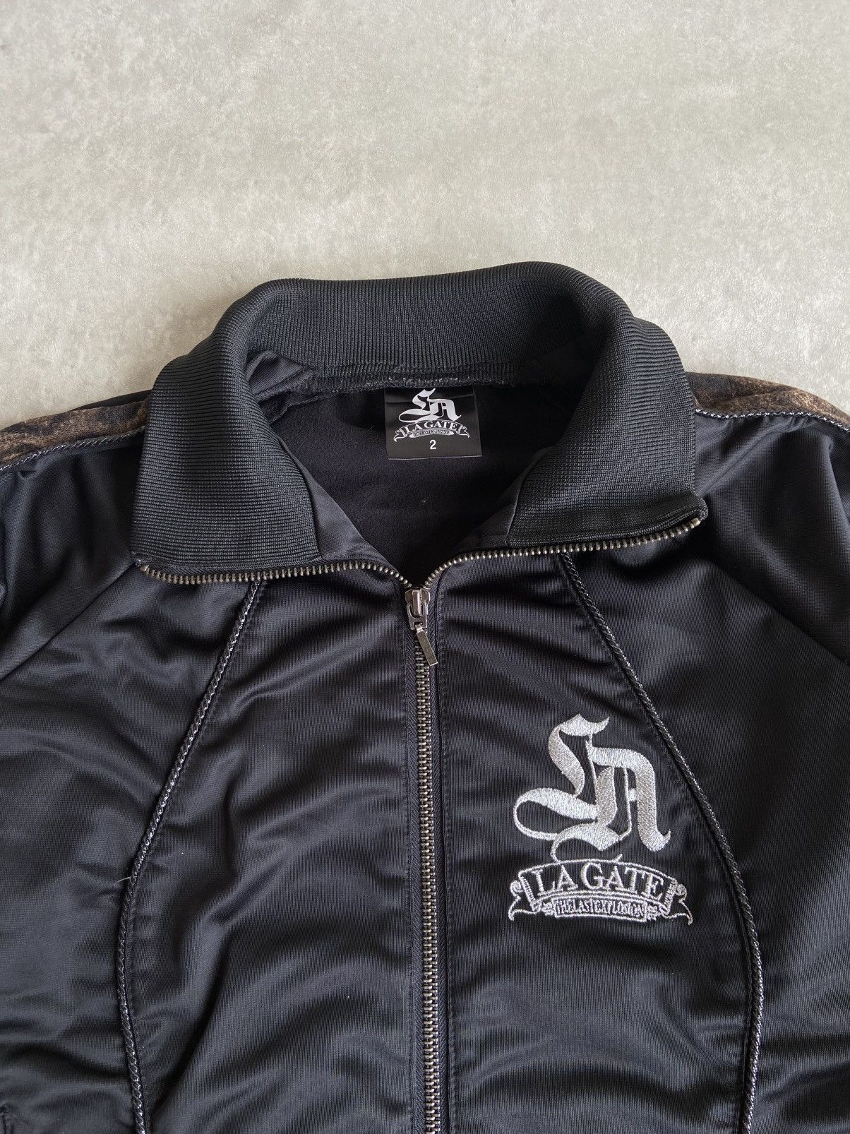 Affliction × If Six Was Nine × Le Grande Bleu (L.G.B.) La Gate Leopard Training Jacket Size US M / EU 48-50 / 2 - 5 Thumbnail