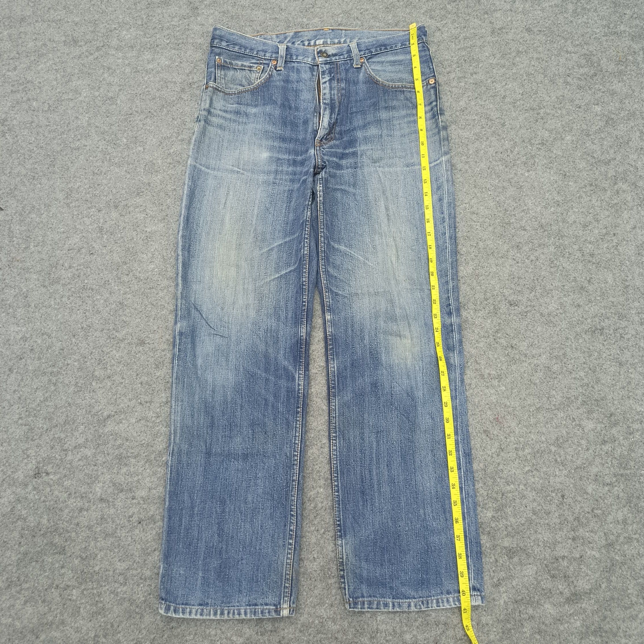Japanese Brand 💥Vintage Levis 502 Distressed Denim Kurt Cobain Style Size US 34 / EU 50 - 3 Thumbnail