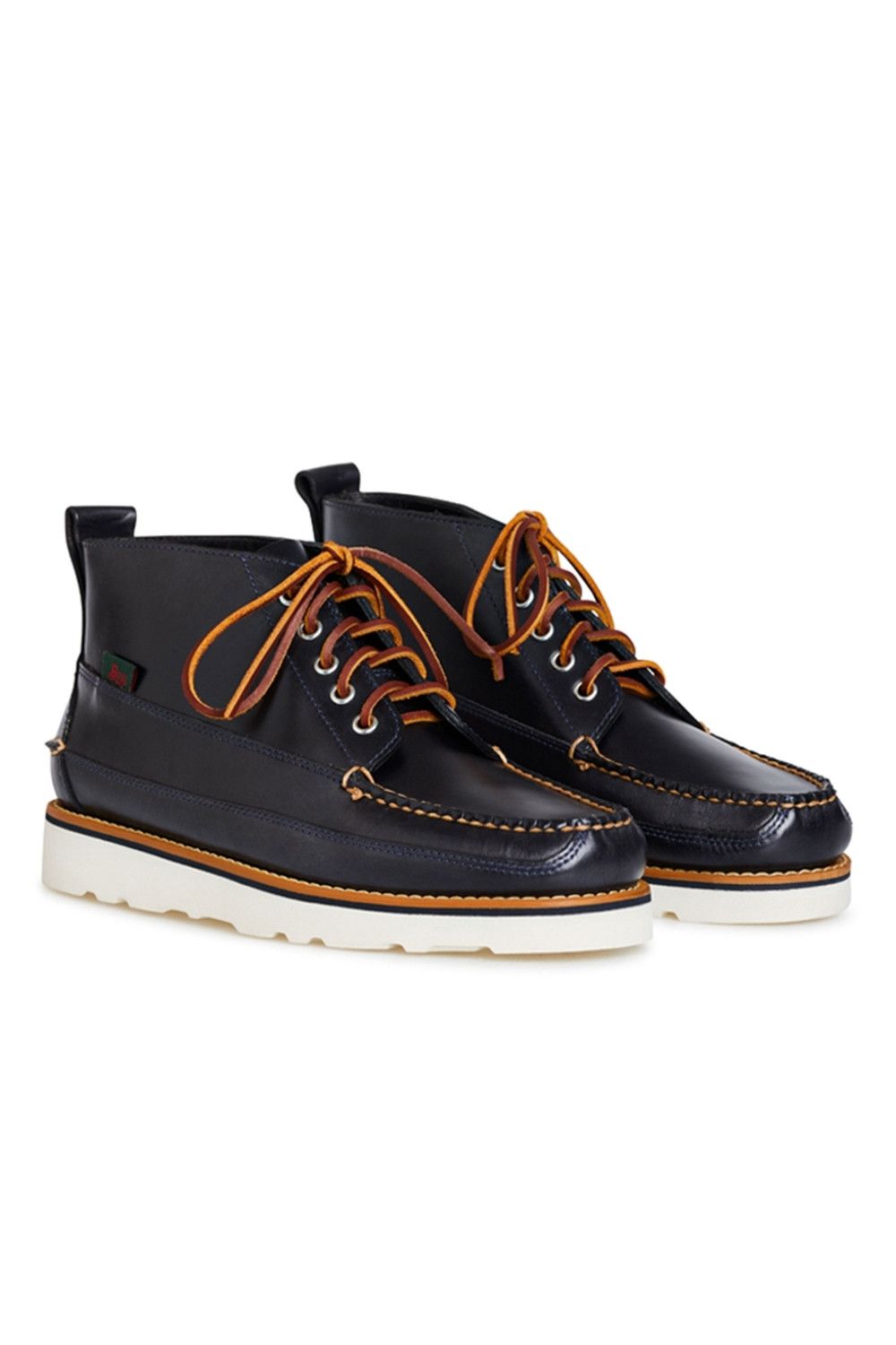 G.H. Bass & Co. o1y0125 Logo Ankle Boots in Midnight Blue Size US 13 / EU 46 - 2 Thumbnail