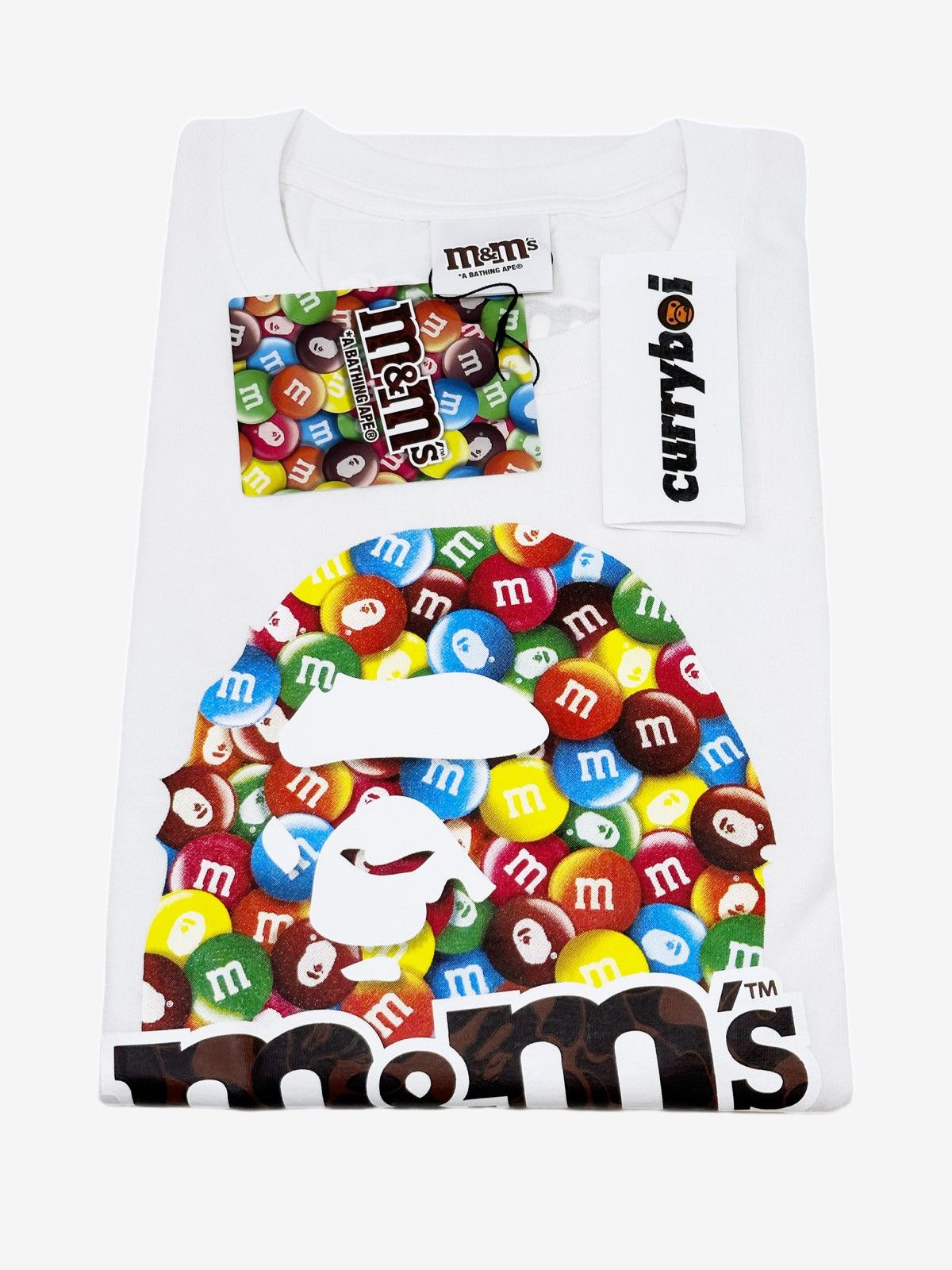 Bape BAPE x M&M's Ape Head Tee White Size US XL / EU 56 / 4 - 4 Thumbnail