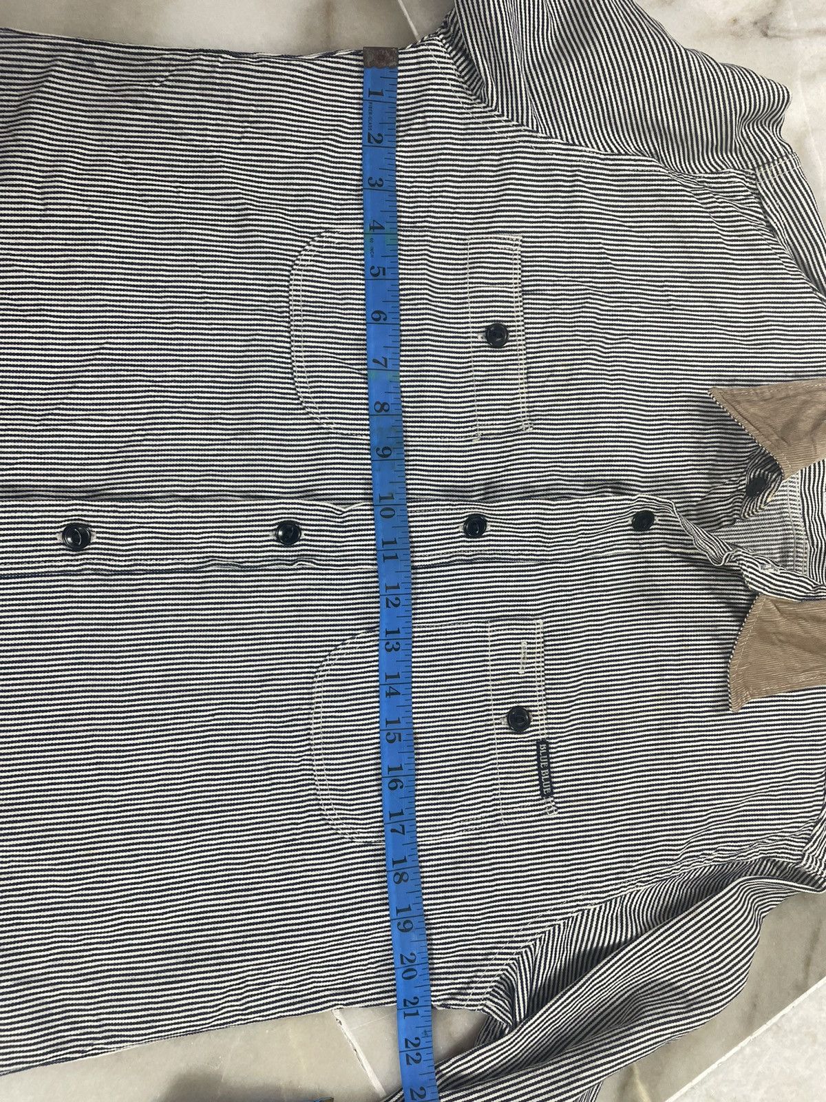 Blue Blue Japan Blue Blue Western Shirt Nice Design Size US M / EU 48-50 / 2 - 9 Thumbnail