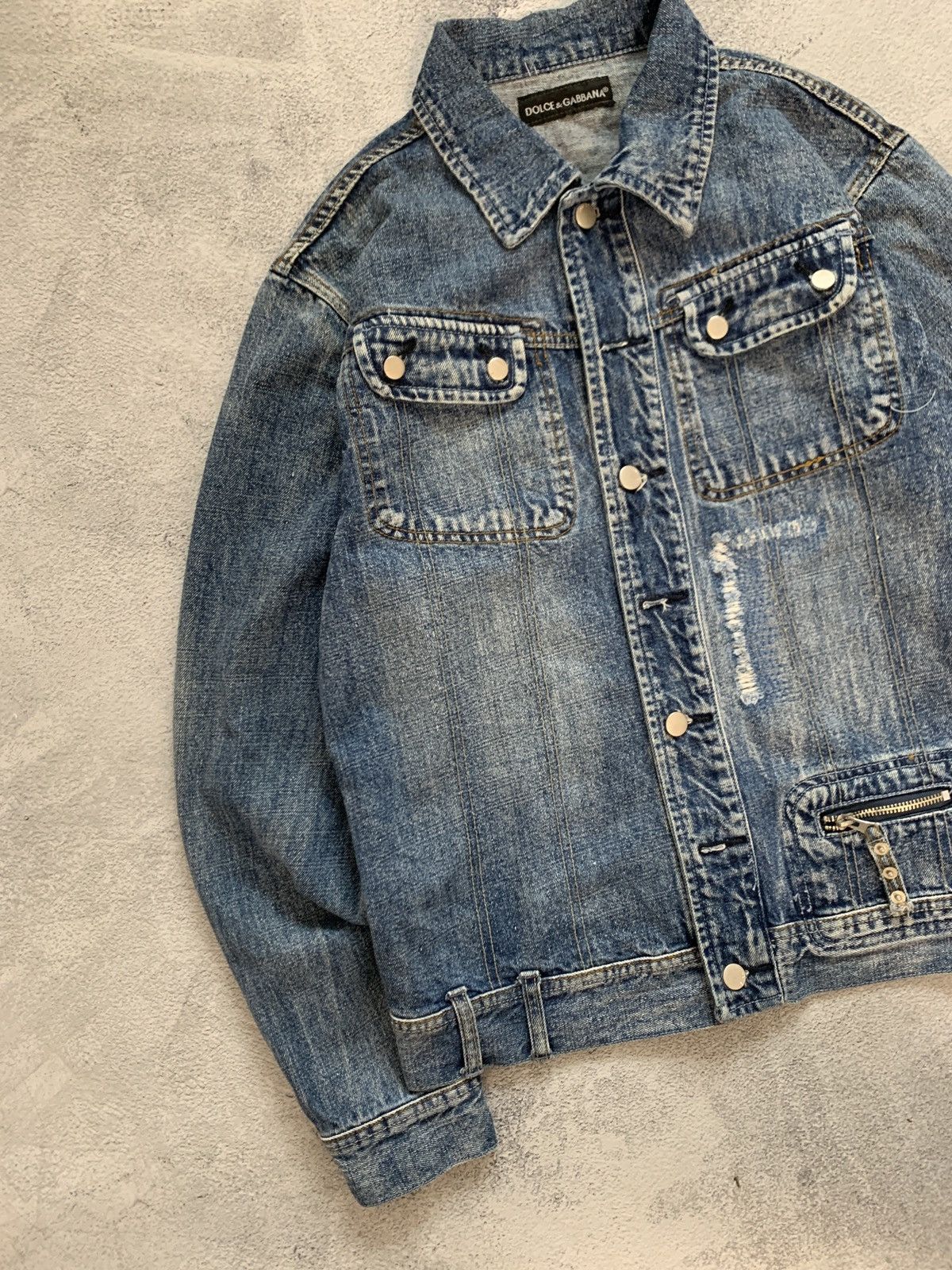 Dolce & Gabbana × Vintage Vintage dolce gabbana denim jacket Size US M / EU 48-50 / 2 - 7 Thumbnail