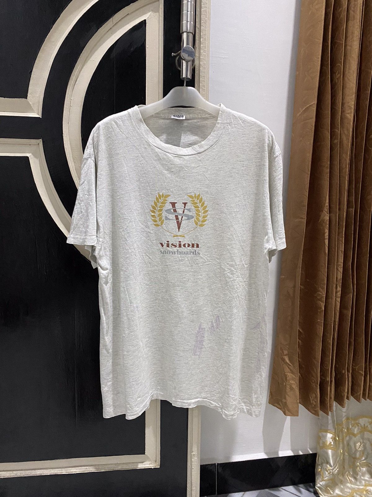 Vintage × Vision Streetwear Vintage 90s vision streetwear snowboards tee Size US L / EU 52-54 / 3 - 1 Thumbnail