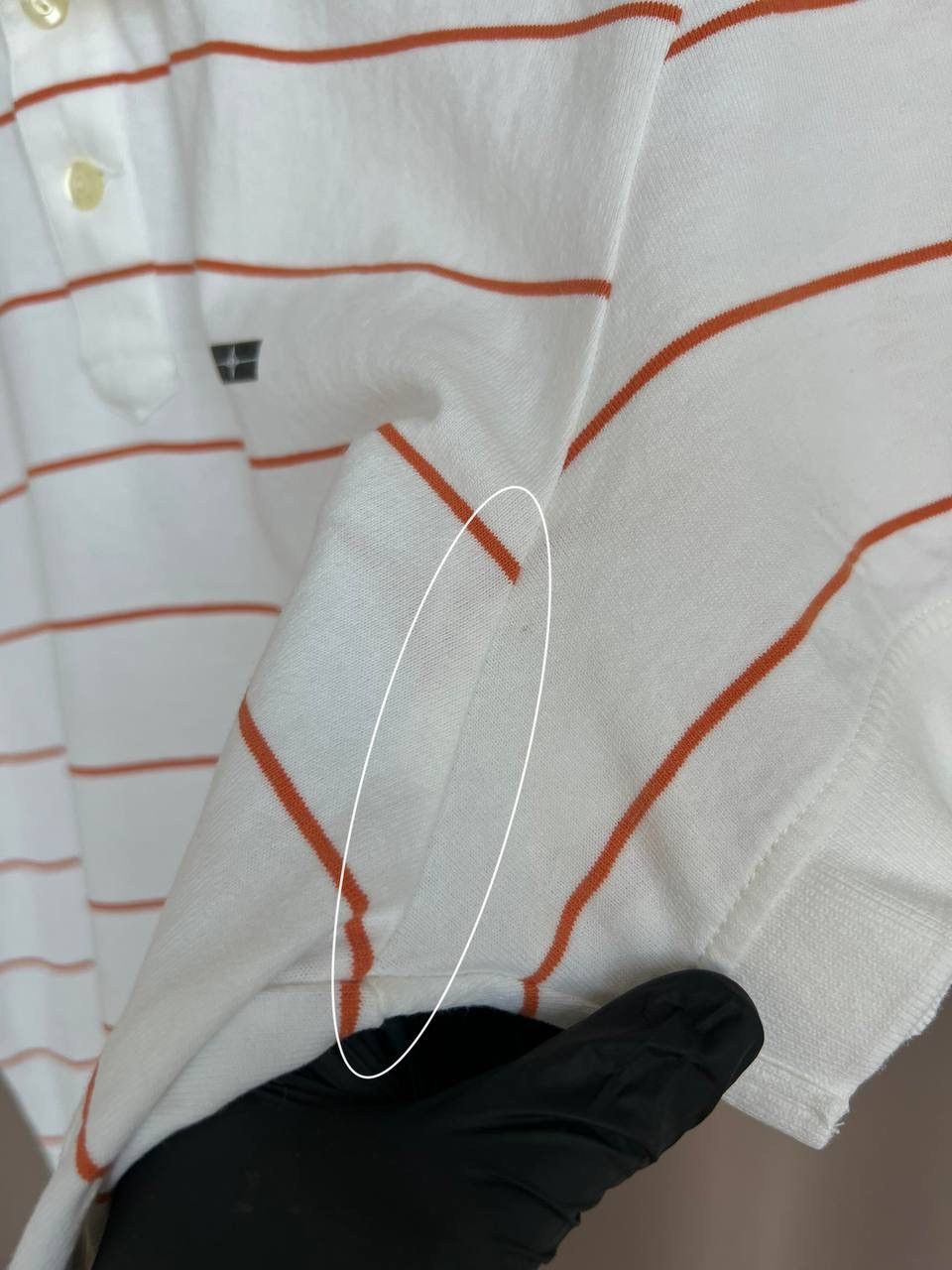 Stone Island Stone Island Denims Vintage Striped Polo Shirt Mens Size M/L Size US M / EU 48-50 / 2 - 15 Thumbnail