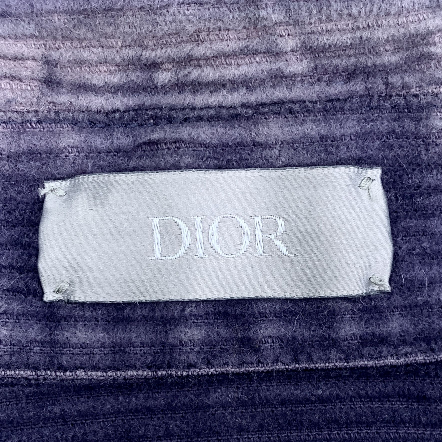 Dior Dior Purple Collar Cotton Corduroy Zip-Up Jacket 46 S Size S / US 4 / IT 40 - 2 Thumbnail