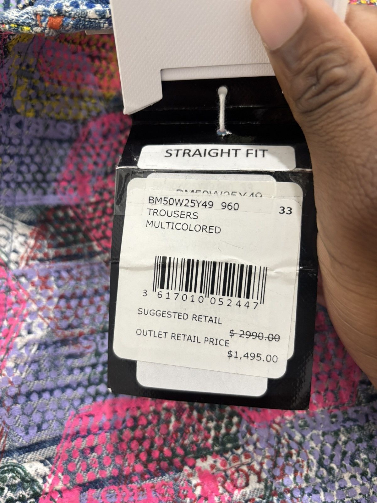 Givenchy GIVENCHY (b).STROY Slim Fit Jeans Size US 33 - 13 Thumbnail