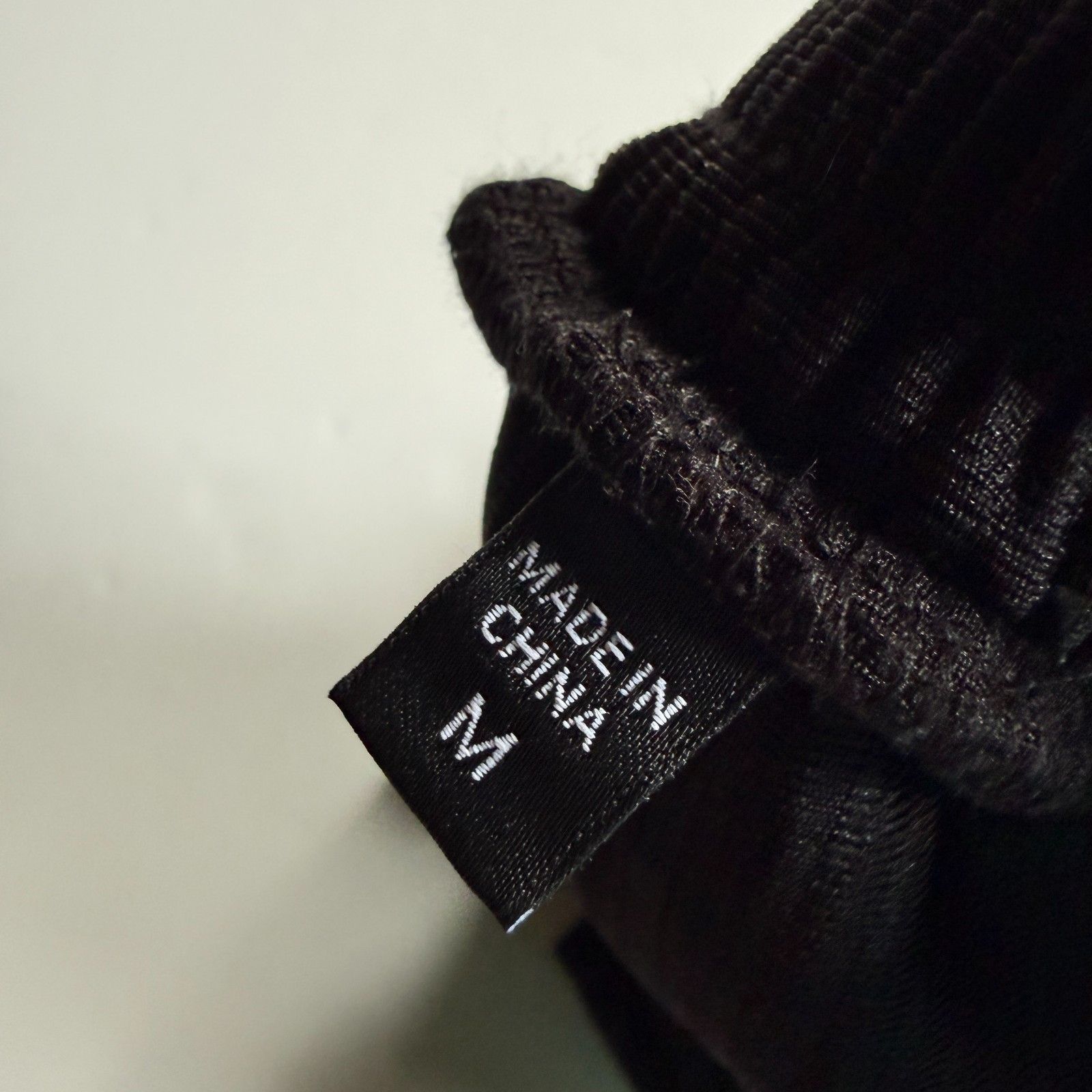 Fashion Nova Fashion Nova NOVAMEN Black Ribbed Shorts – Men's Medium Size US 33 - 3 Thumbnail