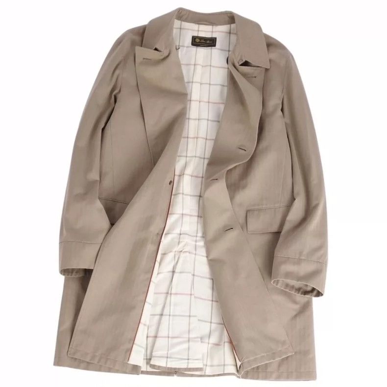 Loro Piana LORO PIANA A trench coat with double rows of buttons Size US L / EU 52-54 / 3 - 2 Thumbnail