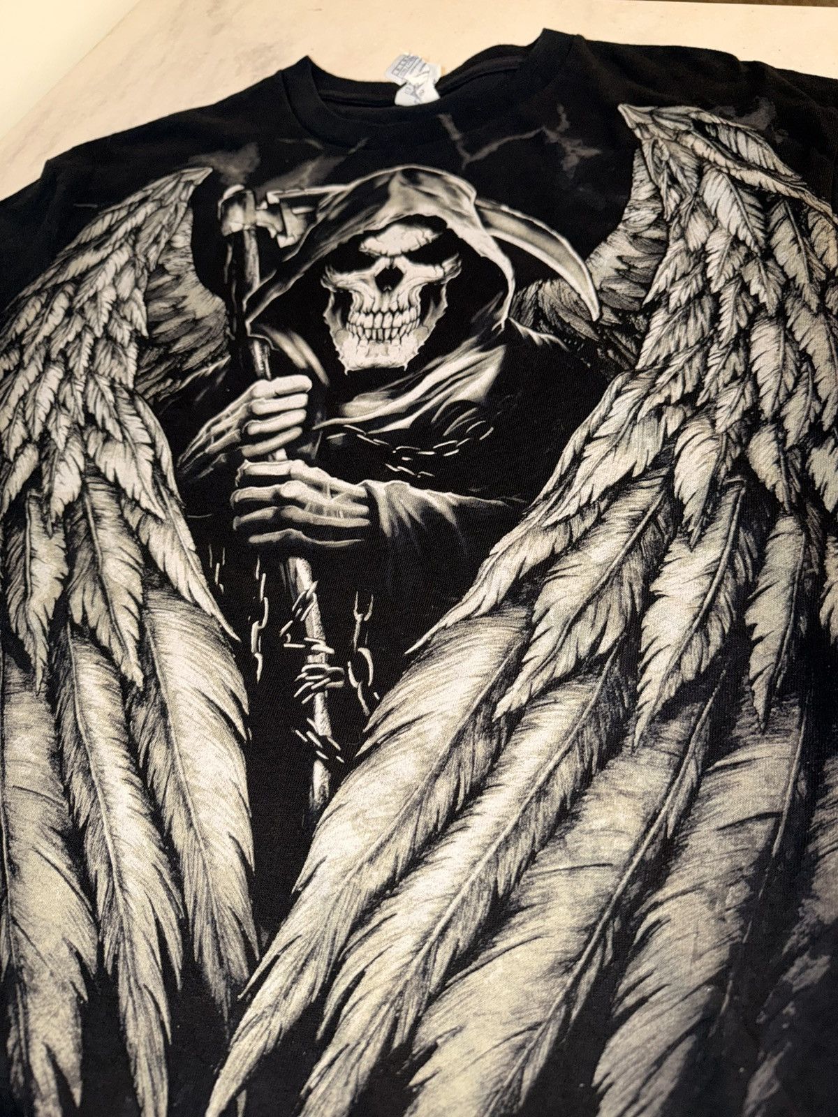 Delta Vintage Grim Reaper tee Size US L / EU 52-54 / 3 - 3 Thumbnail