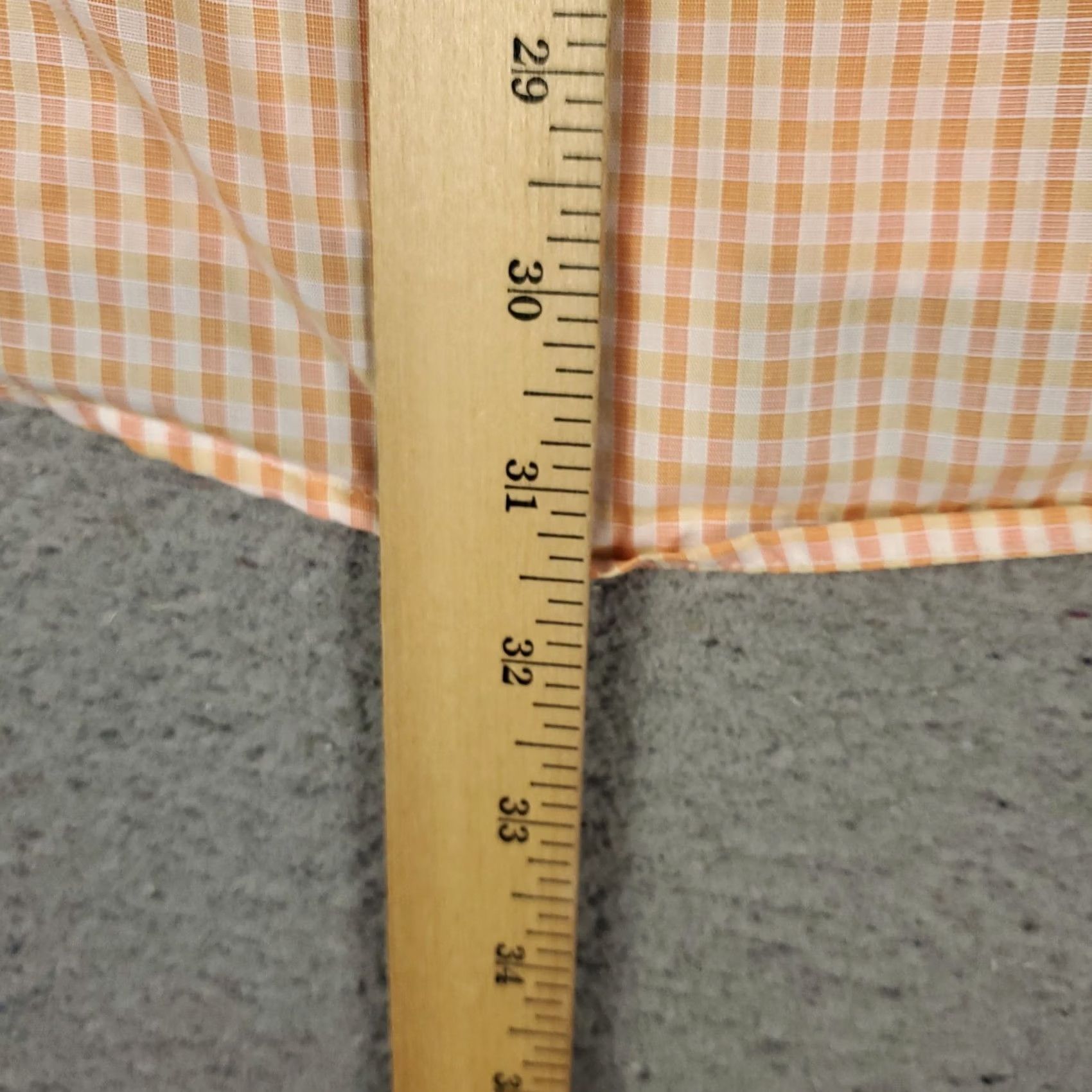 Paul Smith Paul Smith Shirt Mens 15.5 Orange Check Dress Button Collar Cuff Vintage: No Men’s Regular Long Sleeve Size 42R - 6 Thumbnail