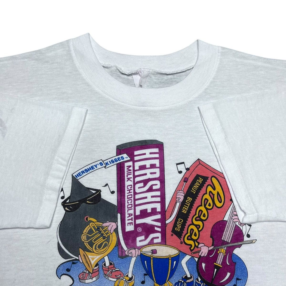Other Vintage 1990 Hershey Reese’s Chocolates Promo Graphic TShirt Size US XL / EU 56 / 4 - 2 Thumbnail