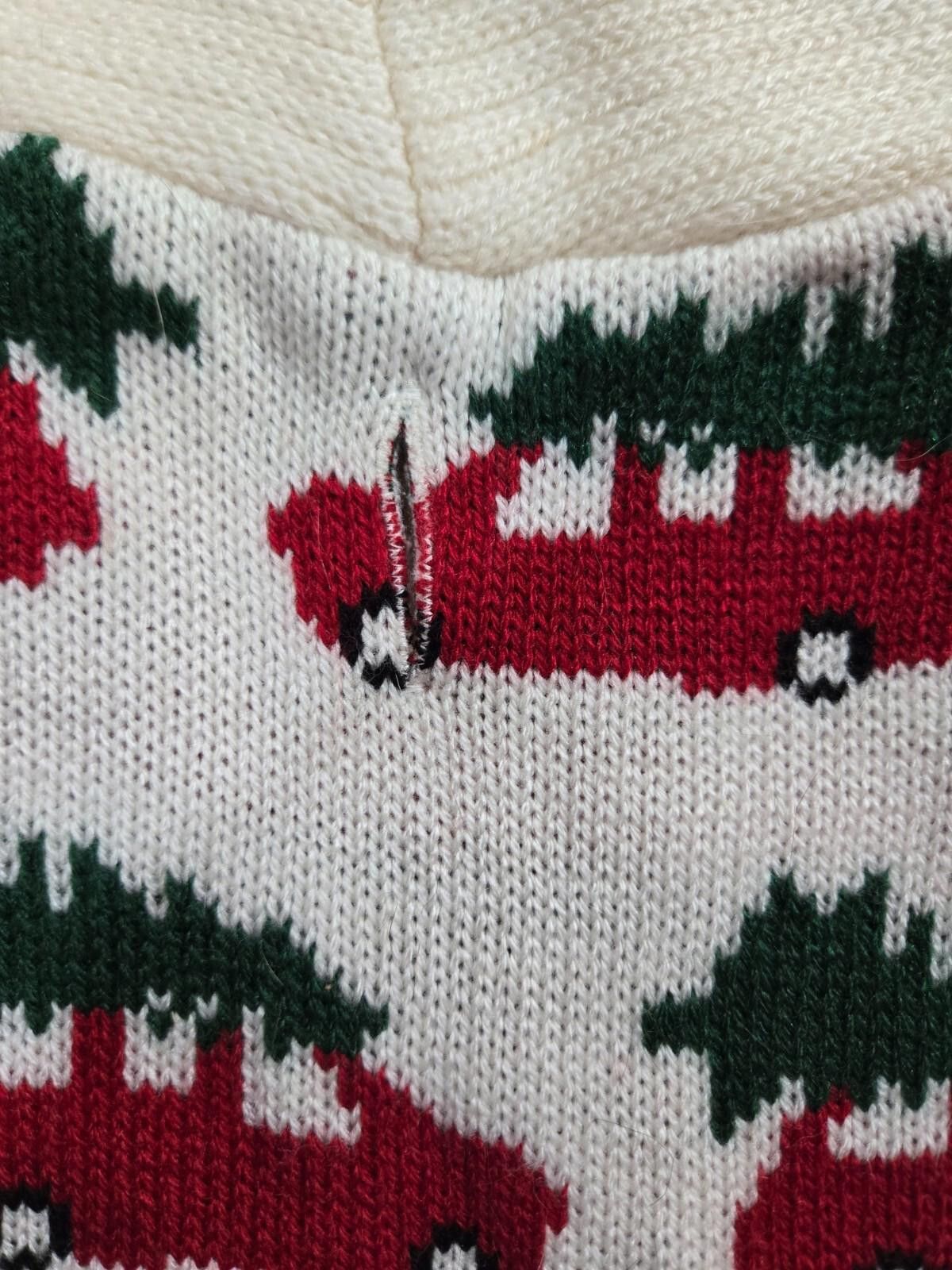 Other The Jingles & Joy Winter Sweater Red Christmas Truck w/ Tree Size ONE SIZE - 3 Thumbnail