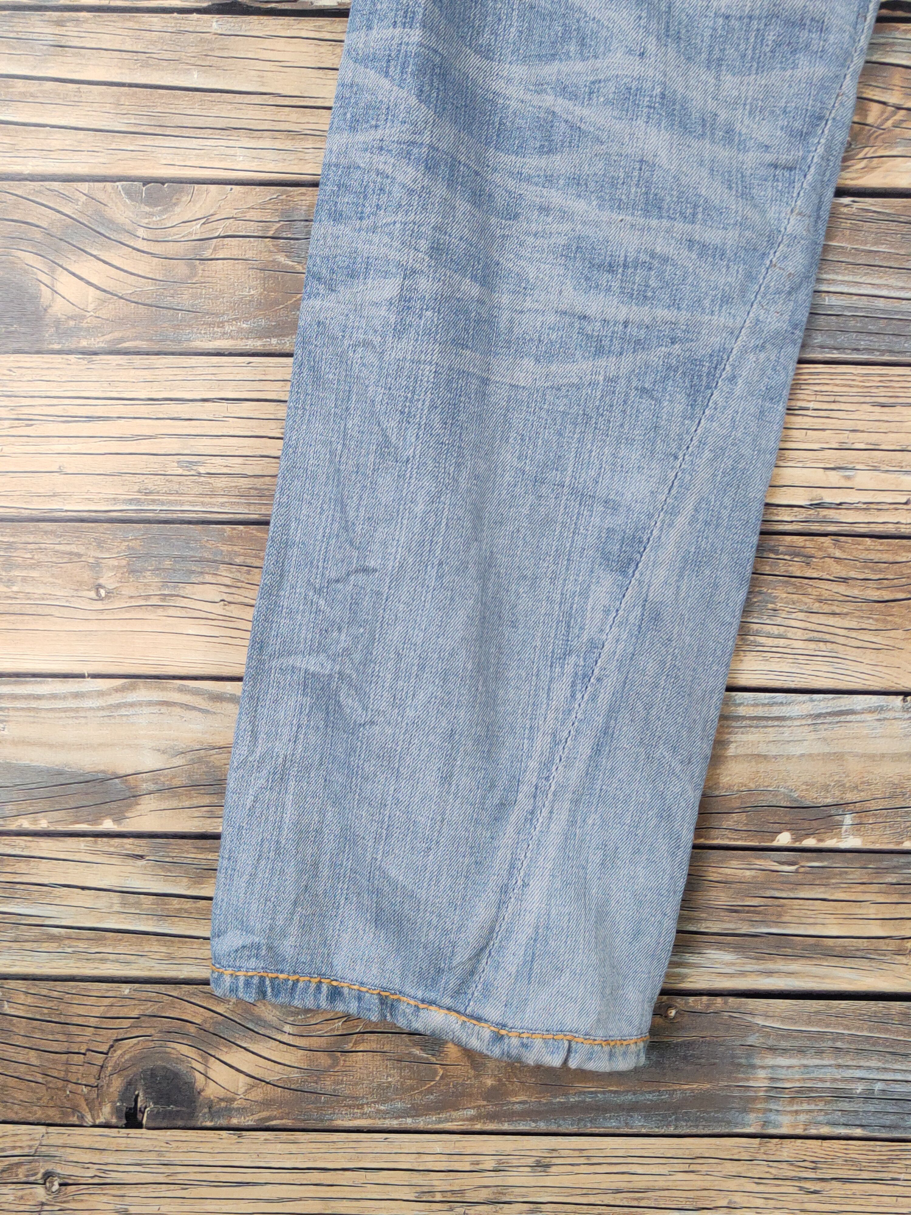 Stitch's Jeans Stitch's Blue selvedge Distressed Ripped Jeans #W1905 Size US 29 - 9 Thumbnail