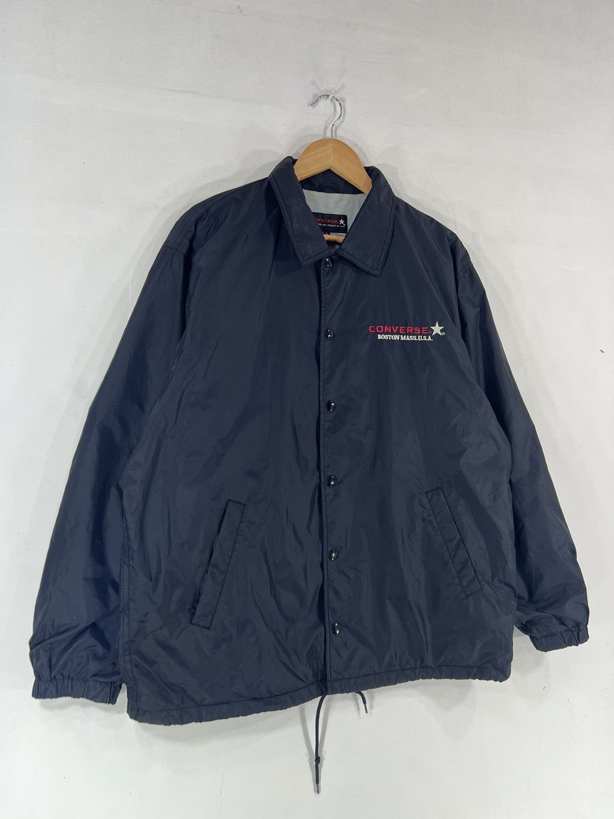Converse × Vintage Vintage 90's Converse Coach Jacket Size US L / EU 52-54 / 3 - 6 Thumbnail