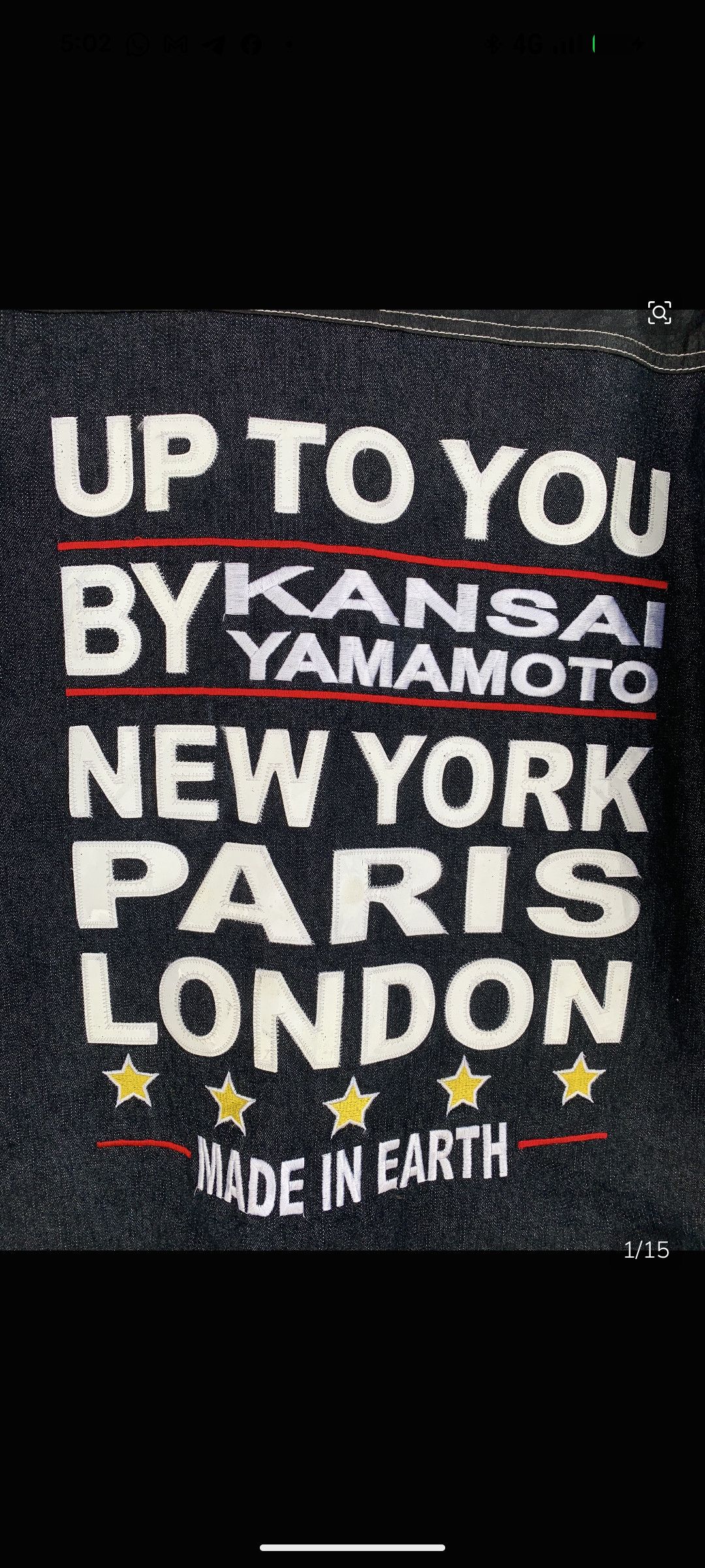 Kansai Yamamoto Vintage Kaisai Yamamoto Up To You Embroided Zipper Jacket Size US L / EU 52-54 / 3 - 9 Thumbnail