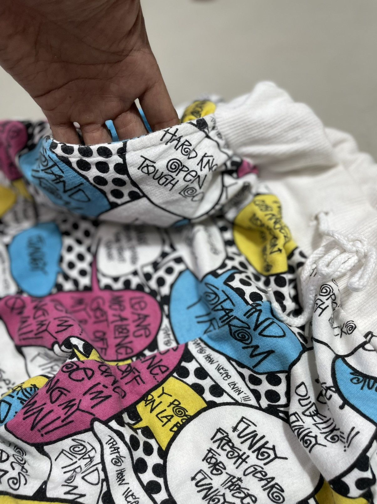 Japanese Brand Undefined Magazine Printed sweatpants Stussy style Size US 29 - 3 Thumbnail