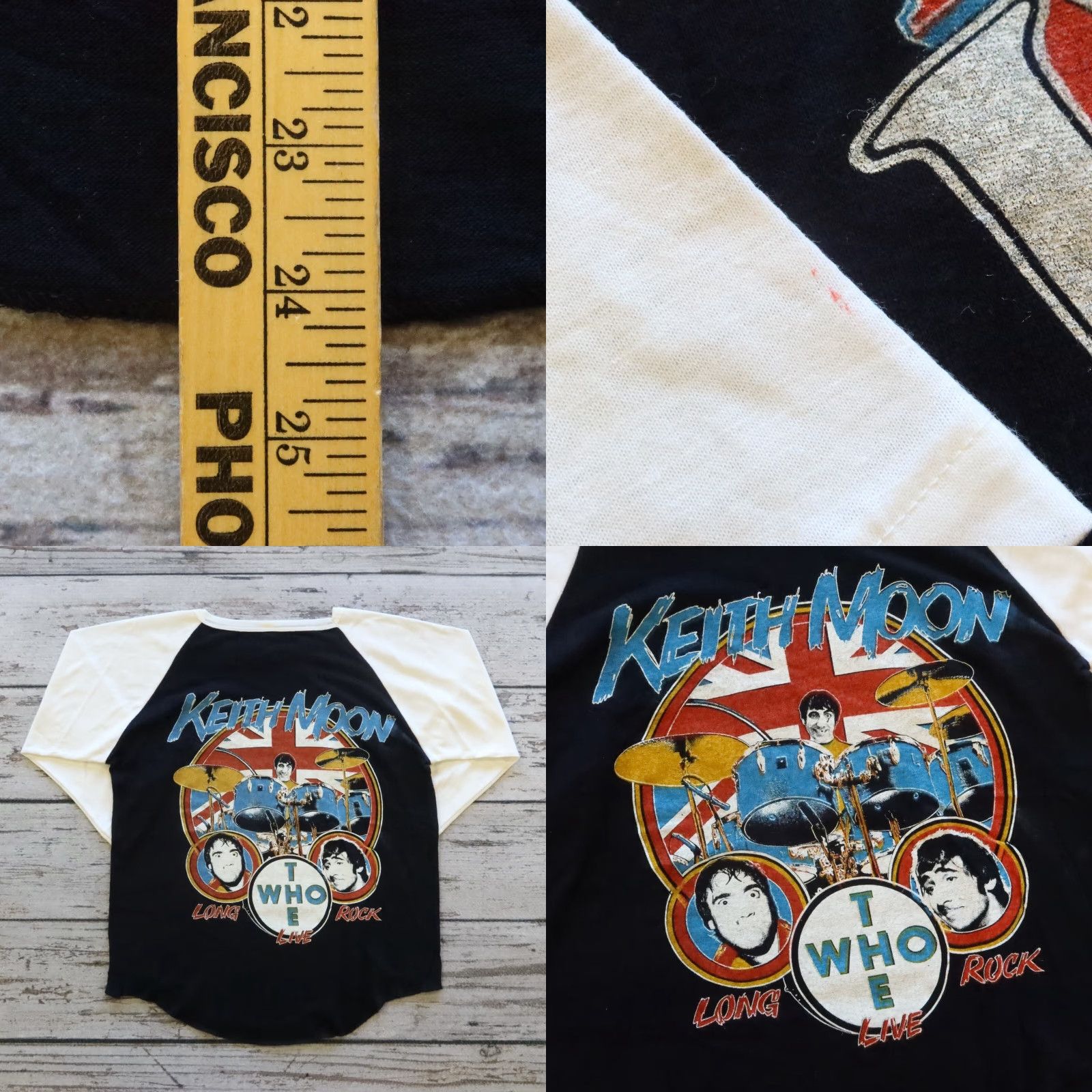 Vintage Vintage The Who Raglan T-Shirt Maximum RnB Shirt Men L Black Size US L / EU 52-54 / 3 - 8 Thumbnail