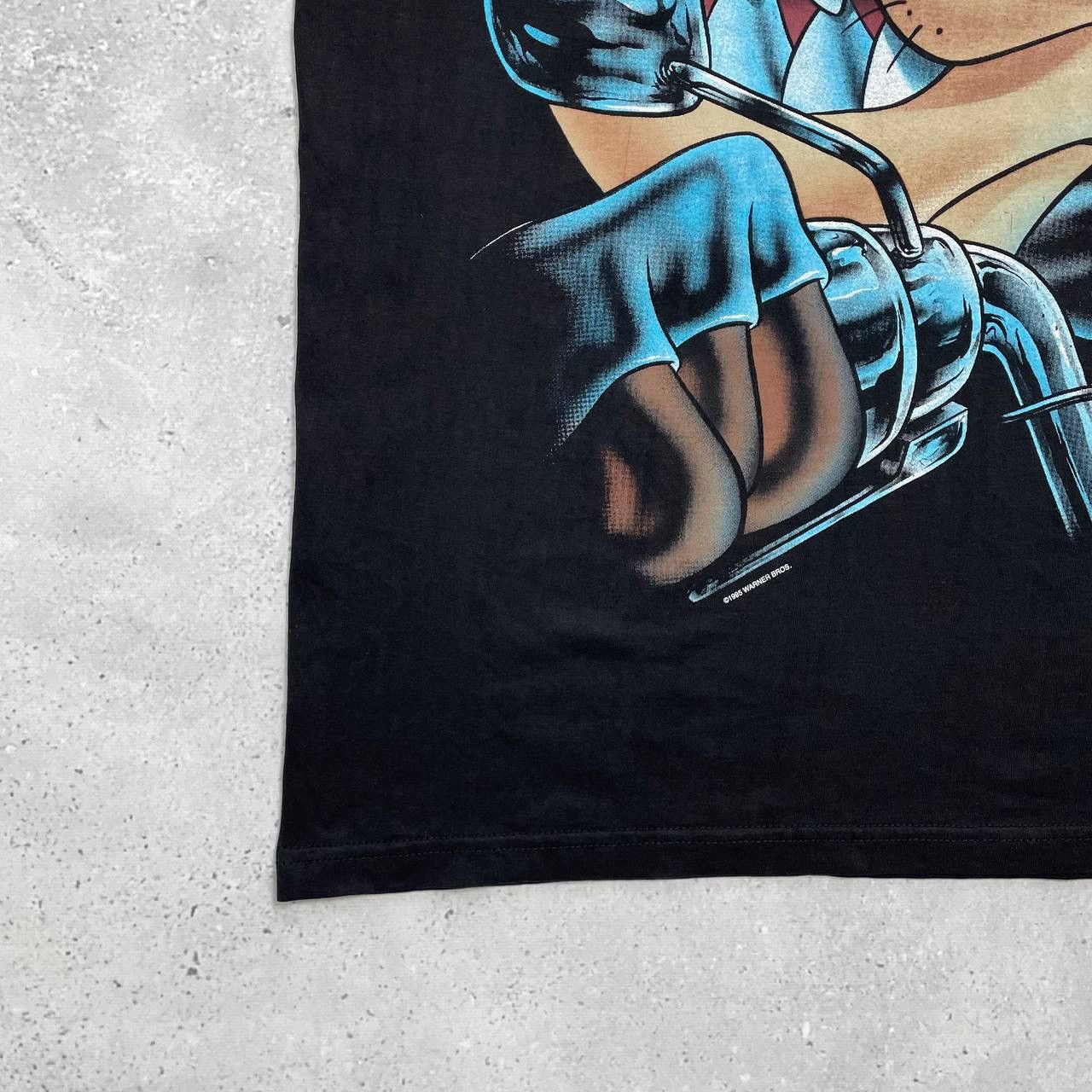 Cartoon Network × Vintage Vintage 1995 Taz Biker Misunderstood Looney Tunes T Shirt Size US XL / EU 56 / 4 - 4 Thumbnail