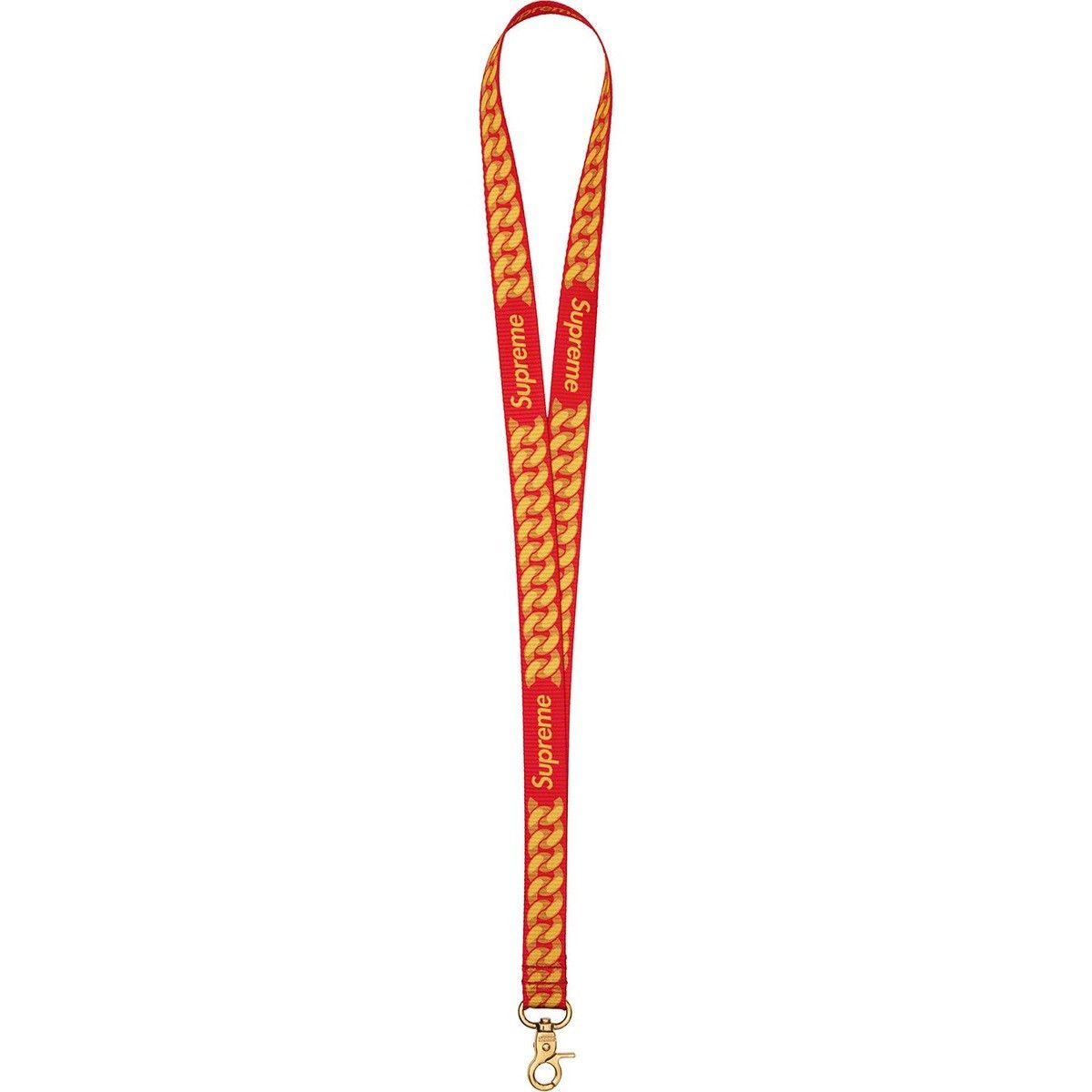 Supreme Supreme Cuban Links Lanyard Red SS22 Size ONE SIZE - 1 Thumbnail
