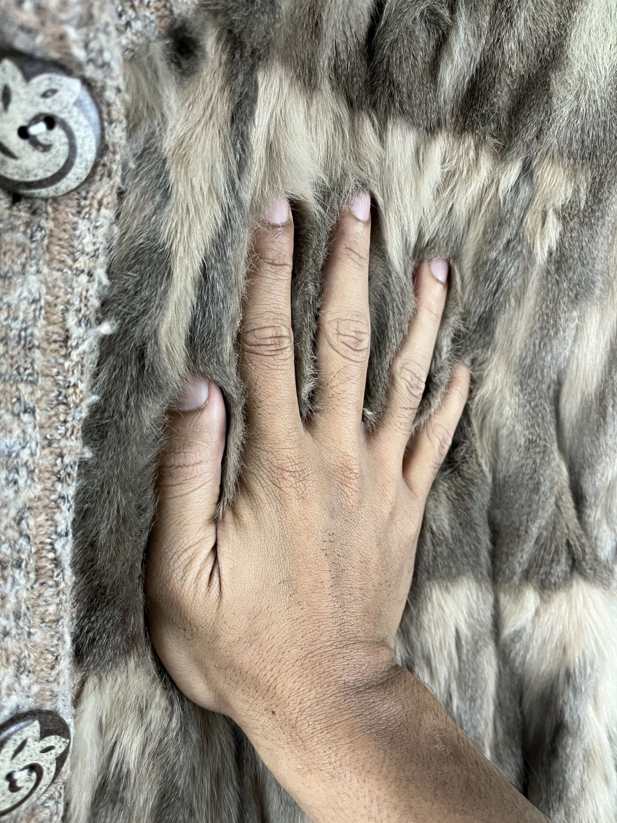 If Six Was Nine × Le Grande Bleu (L.G.B.) Vintage Japanese fur vest Size US L / EU 52-54 / 3 - 7 Thumbnail