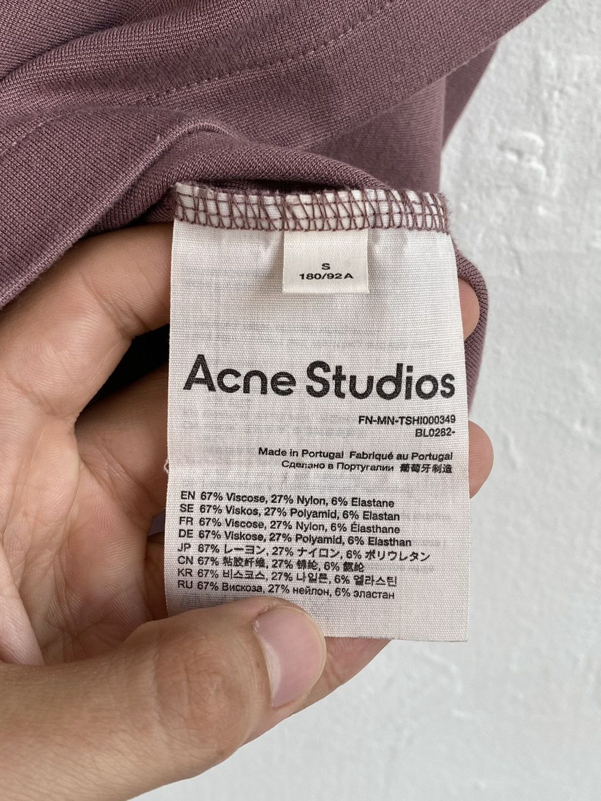 Acne Studios Acne Studios Collar rib Oversize Tee Size US M / EU 48-50 / 2 - 7 Thumbnail