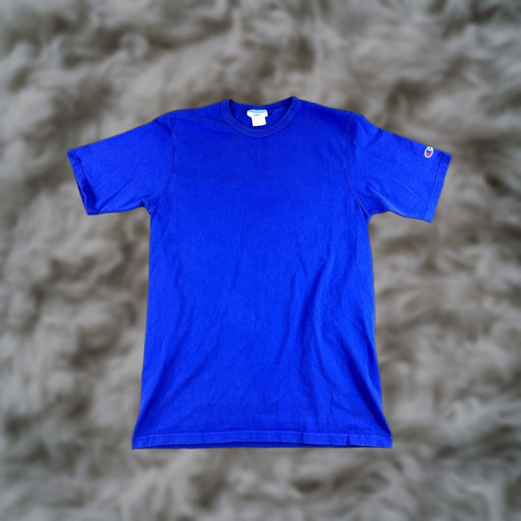 Champion VINTAGE Champion T-Shirt Large Blue Athletic Fit Men’s Short Sleeve Logo Tee Size US L / EU 52-54 / 3 - 1 Thumbnail