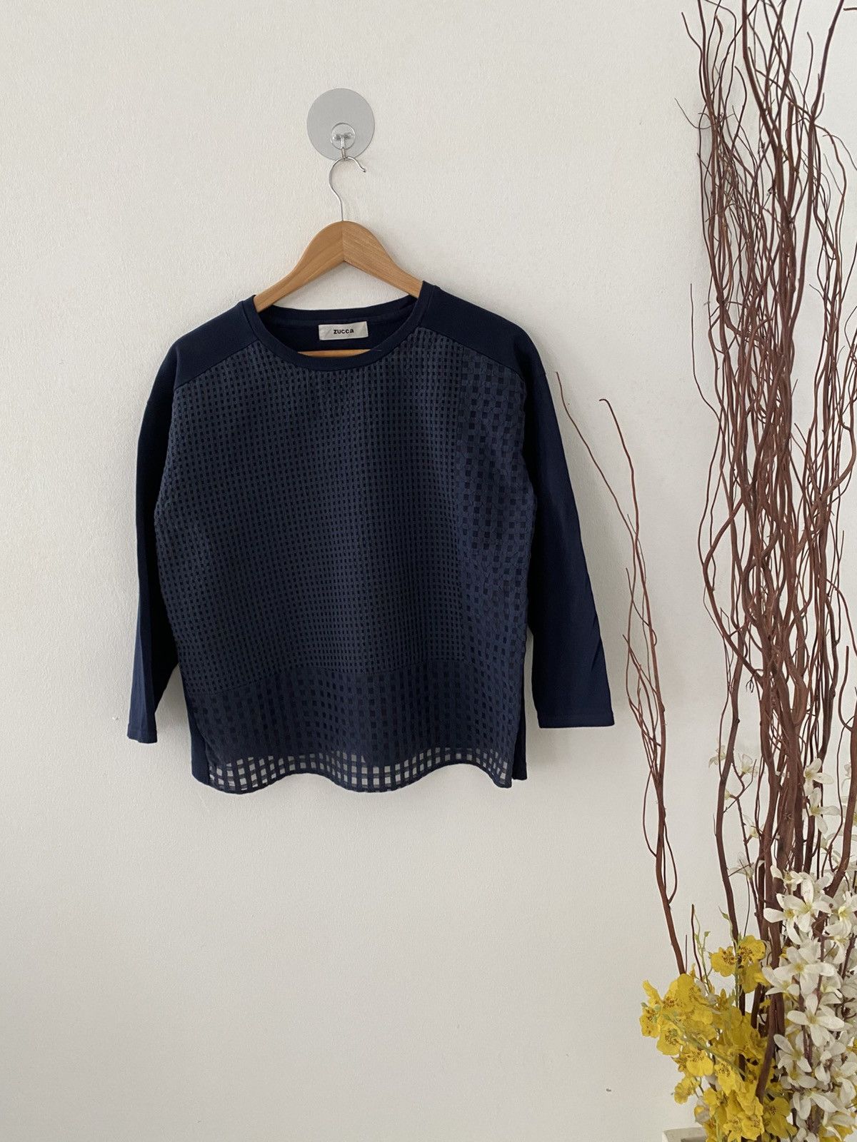 Issey Miyake × Zucca Zucca Miyakee L/S blue colour nice design Size US M / EU 48-50 / 2 - 13 Thumbnail