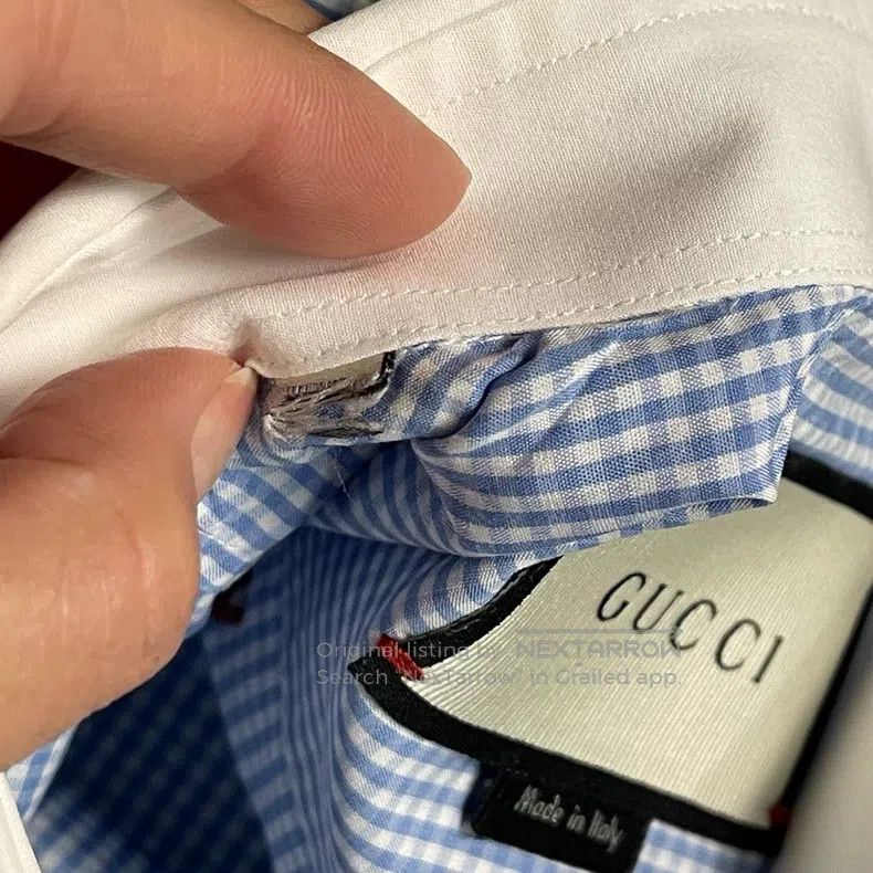 Gucci Gucci Love-loved lapel shirt Size US XS / EU 42 / 0 - 8 Thumbnail