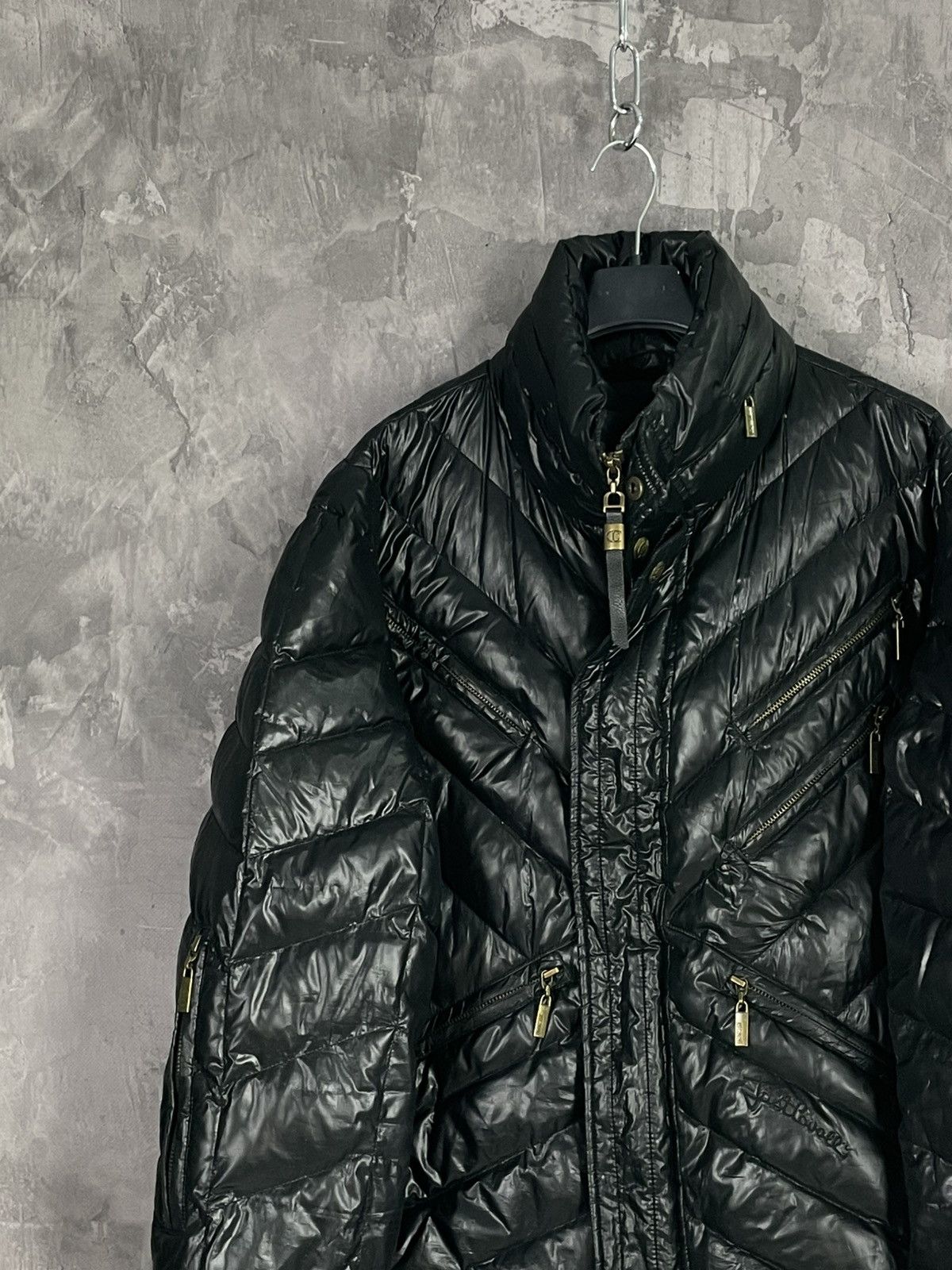 Just Cavalli × Vintage Vintage Archive Just Cavalli Cargo Puffer Bomber Jacket Size US XXL / EU 58 / 5 - 3 Thumbnail