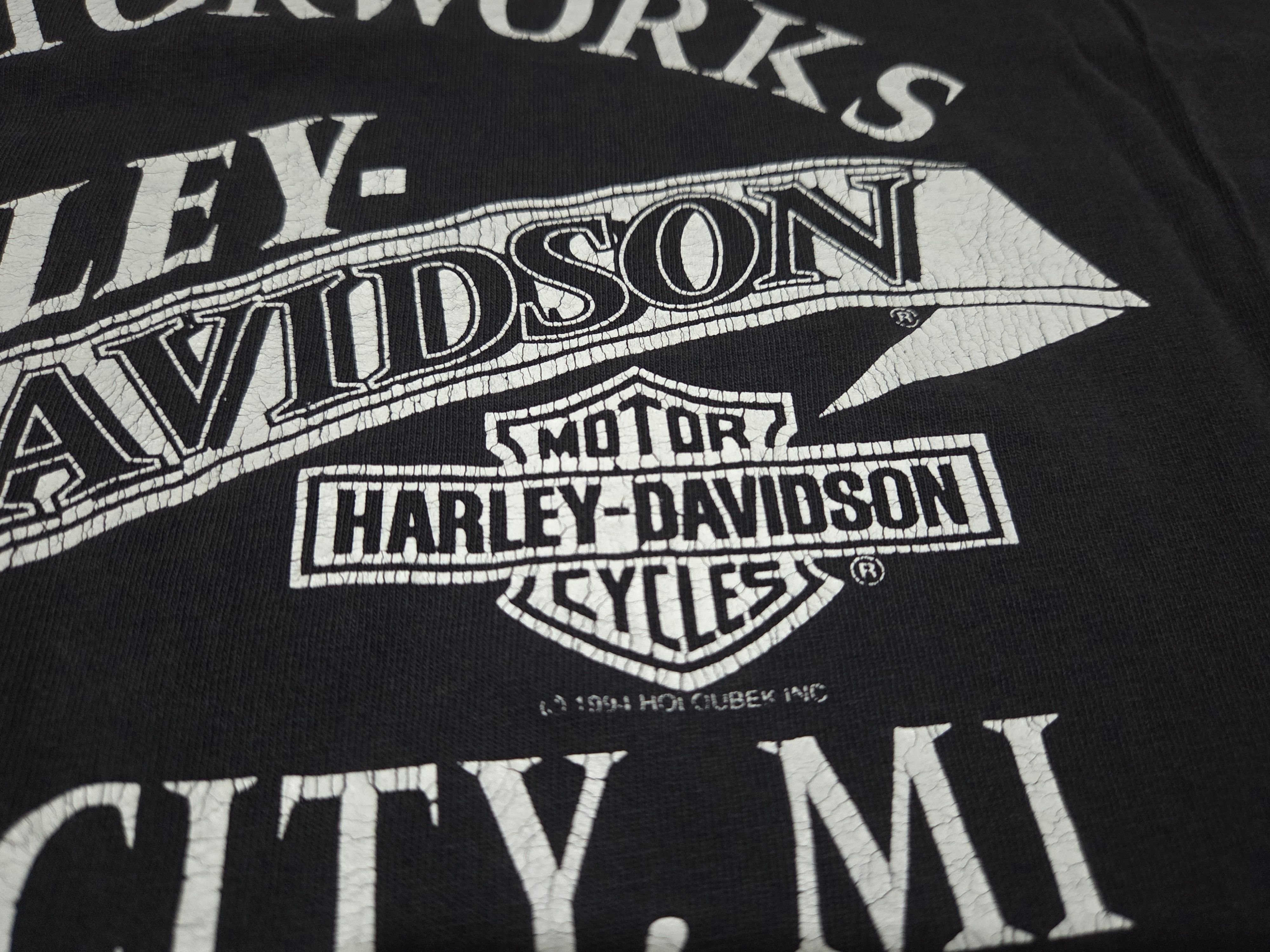 Harley Davidson Vintage 90s Motorcycle Harley Davidson HD Street Heat Shirt Size US L / EU 52-54 / 3 - 11 Thumbnail