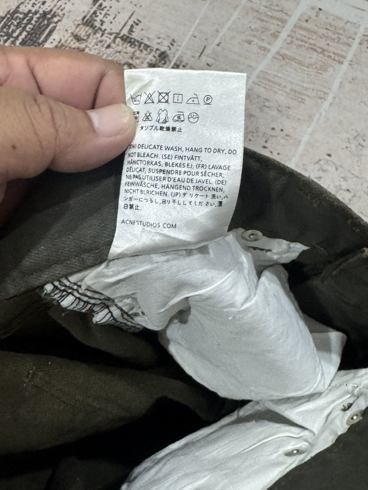 Acne Studios ACNE studio - skinny wax military green jeans Size 30" / US 8 / IT 44 - 17 Thumbnail