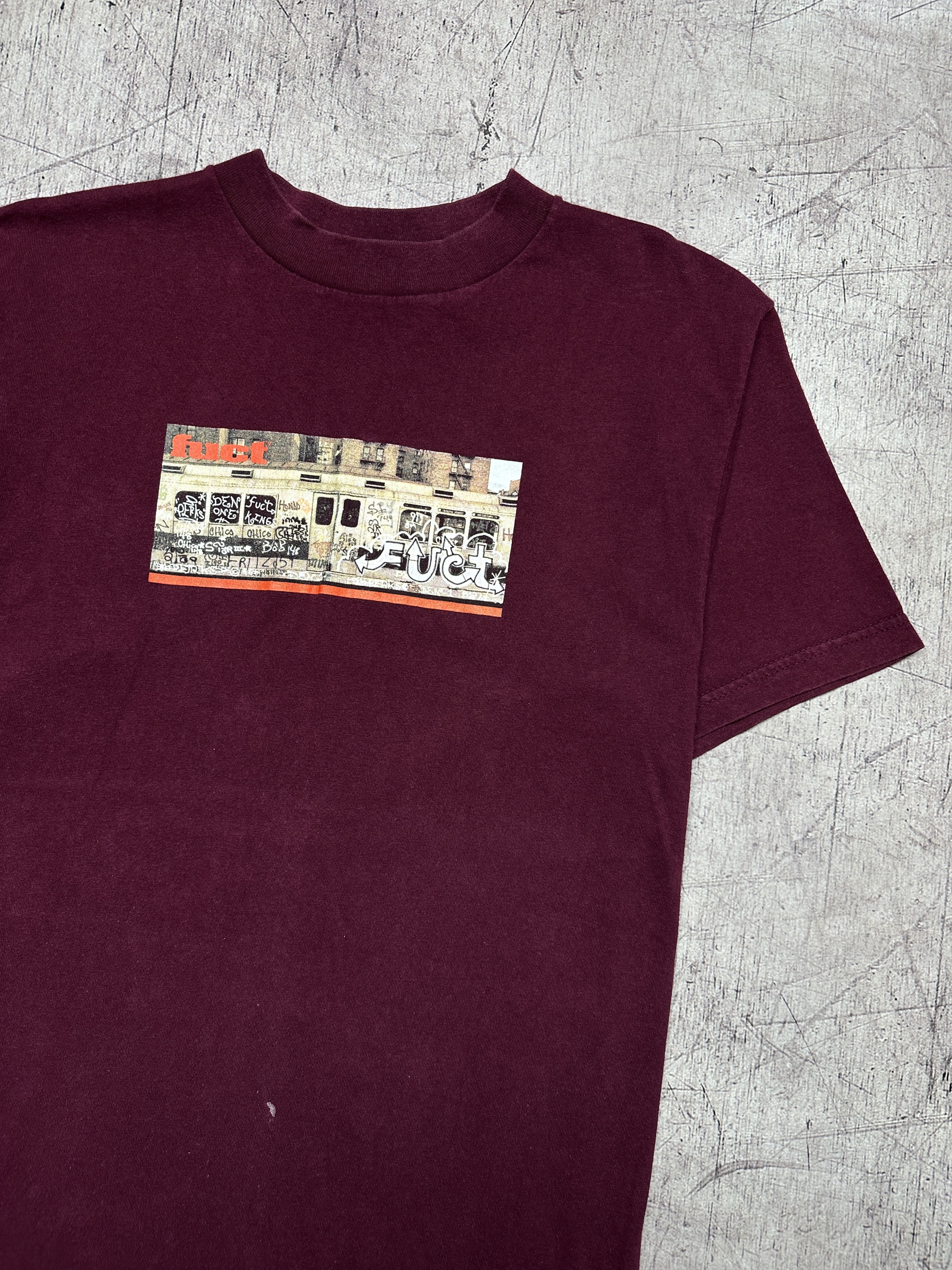 FUCT FUCT 90s Vintage Subway Graffiti Mens T-Shirt Size US L / EU 52-54 / 3 - 2 Thumbnail