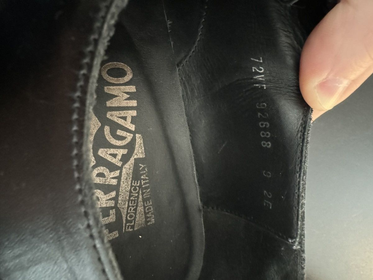 Salvatore Ferragamo Ferragamo Double Monk Strap Shoe, black leather Size US 9 / EU 42 - 6 Thumbnail