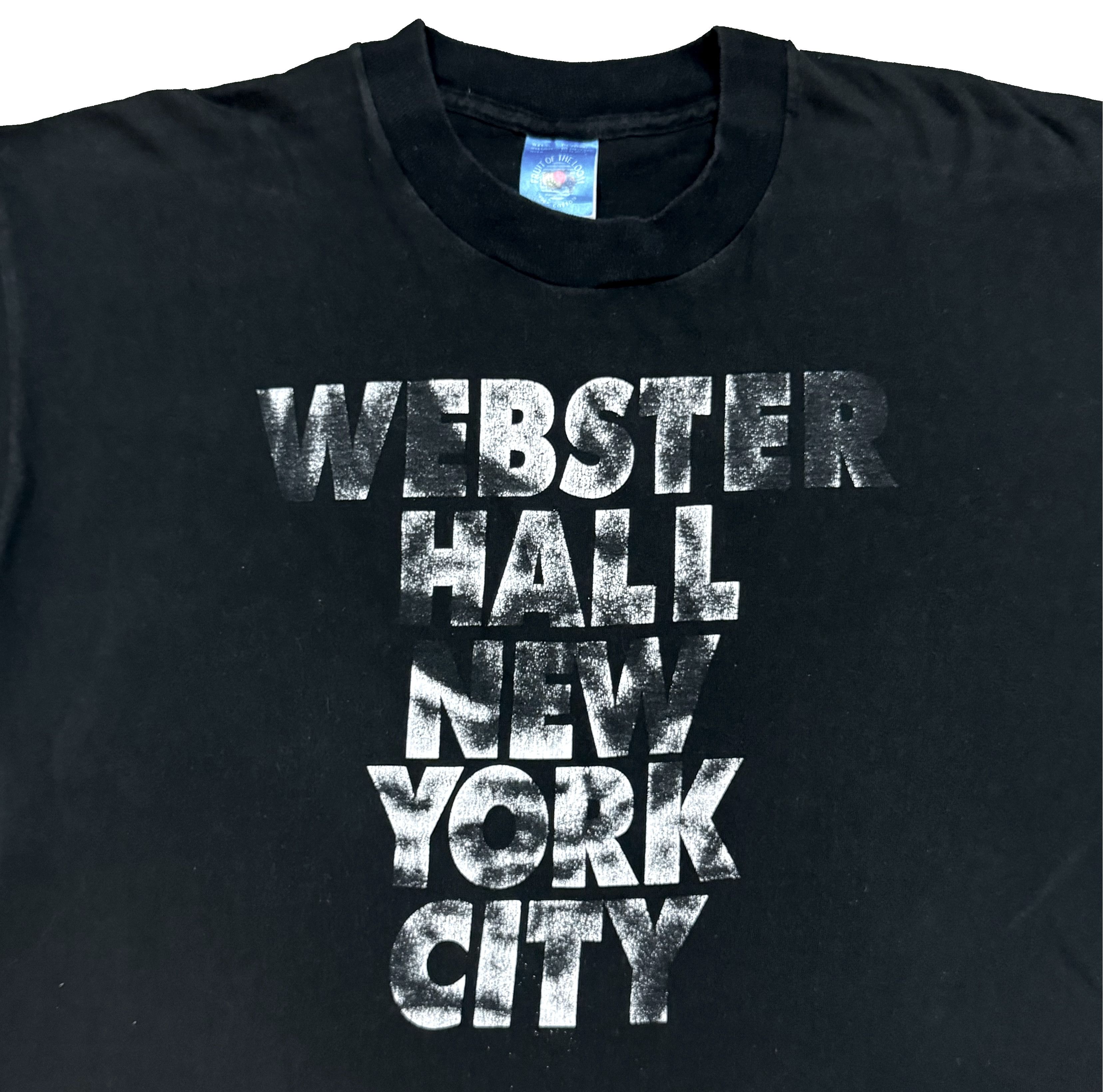 Band Tees VTG 90s Webster Hall Concert Venue New York City T Shirt NYC Size US XL / EU 56 / 4 - 2 Thumbnail