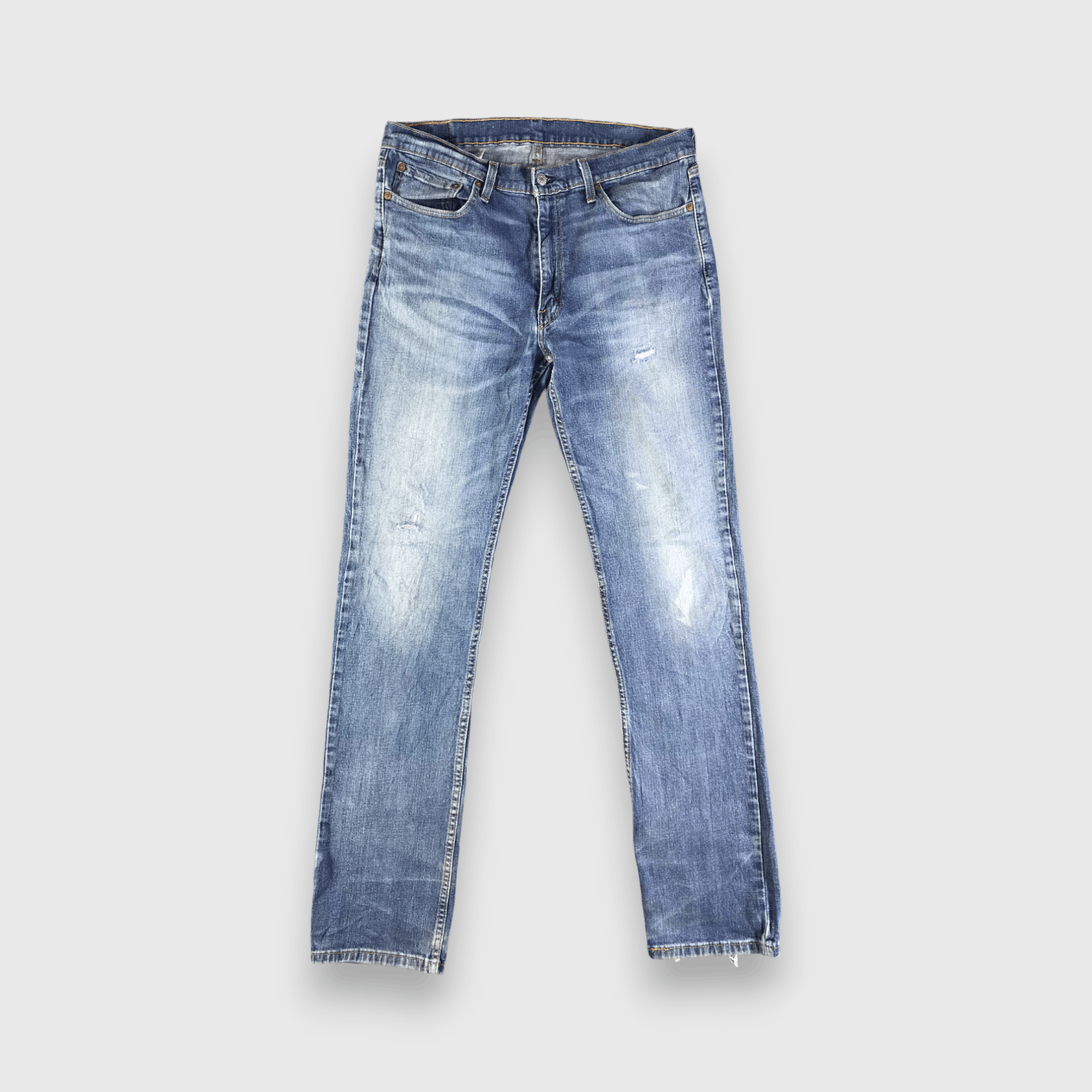 Levi's Vintage Blue Wash Levis 514 Jeans-J4517 Size US 35 - 1 Thumbnail